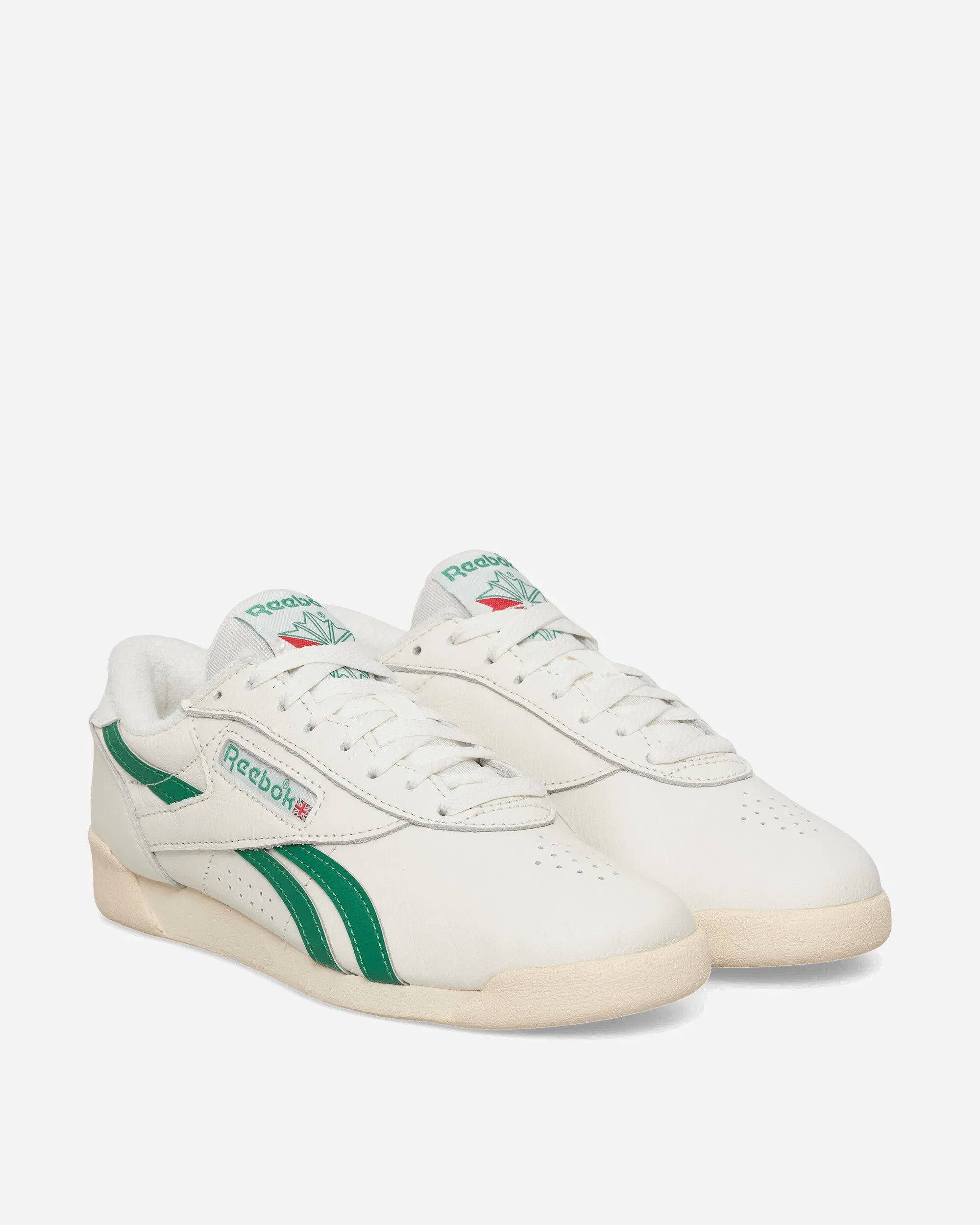 Reebok Women's Freestyle Low Sneakers Chalk / Glen Green / Paper White