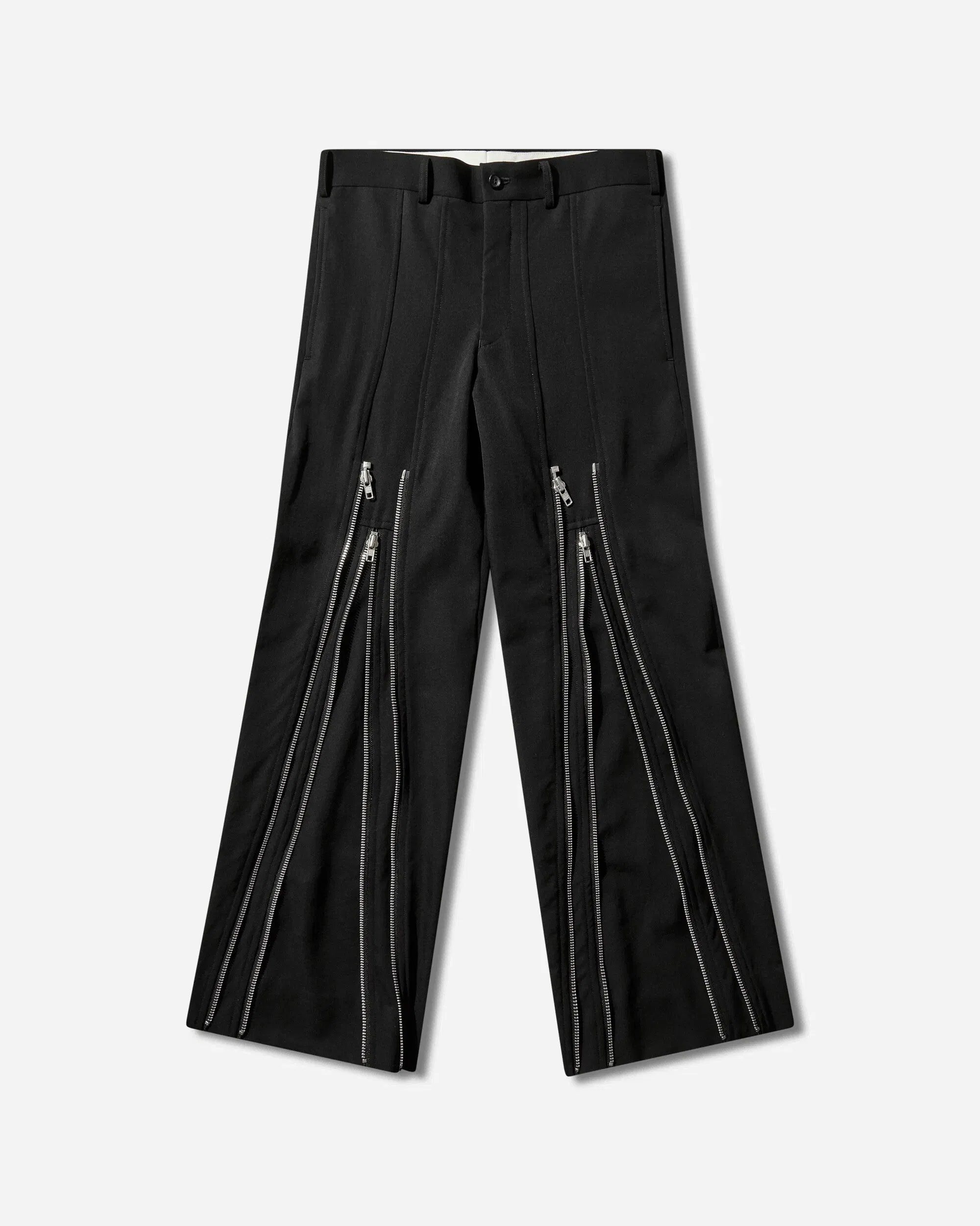 Comme Des Garçons Homme Plus Men's Zipped Trousers Black