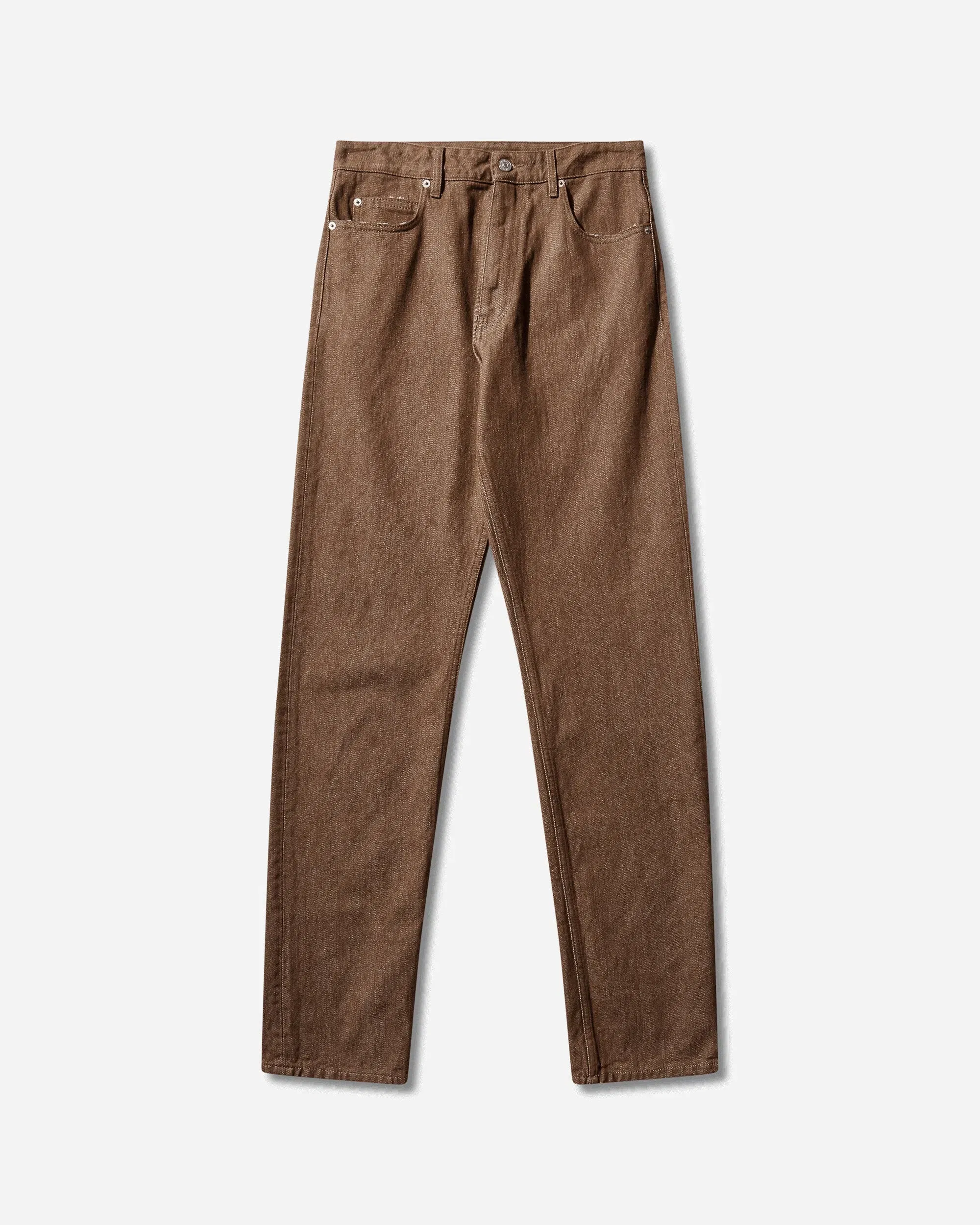 MM6 Maison Margiela Men's Cotton Canvas Jeans Brown