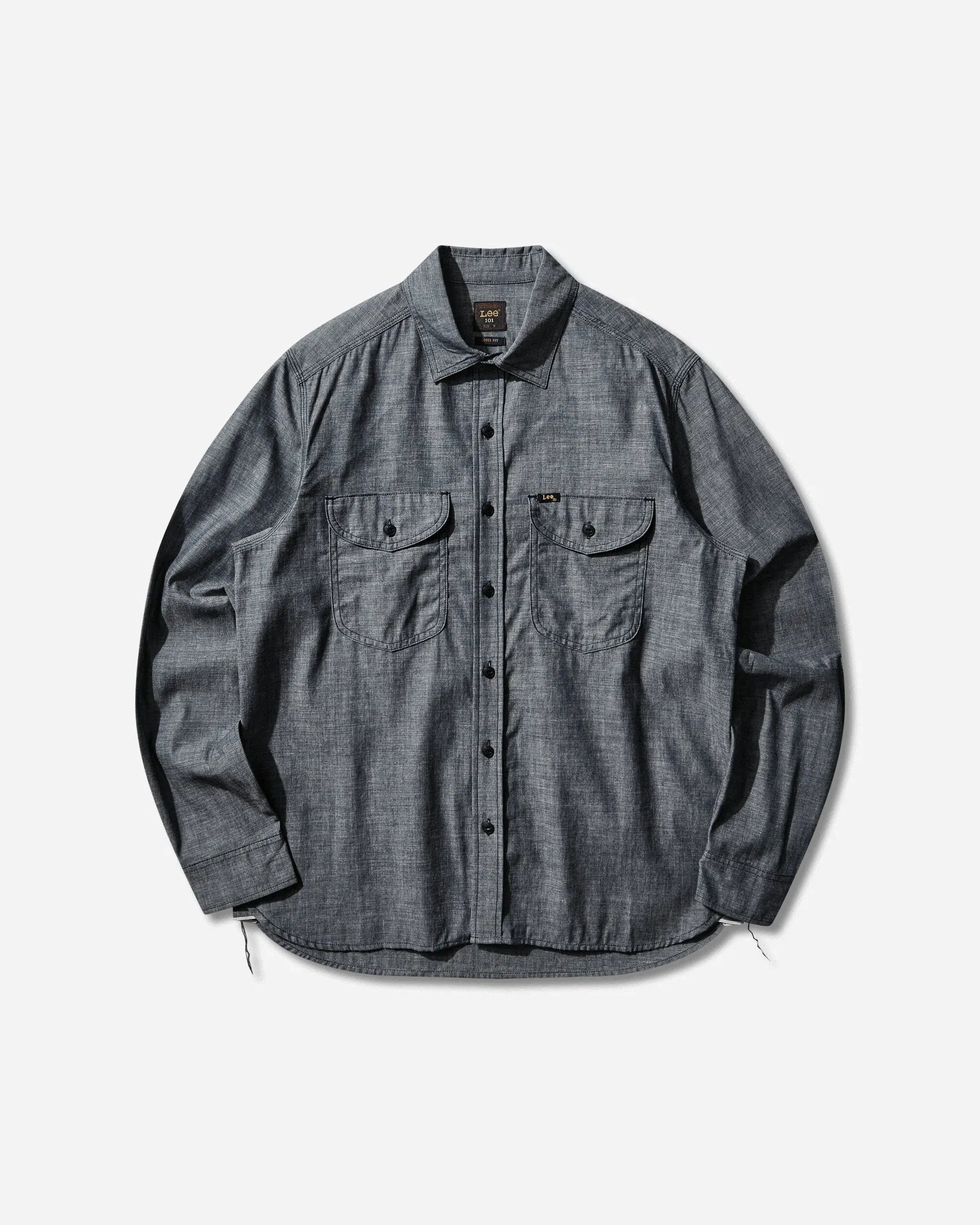 Lee 101 Men's 101 Heritage Workwear Relaxed Shirt Dry Blue