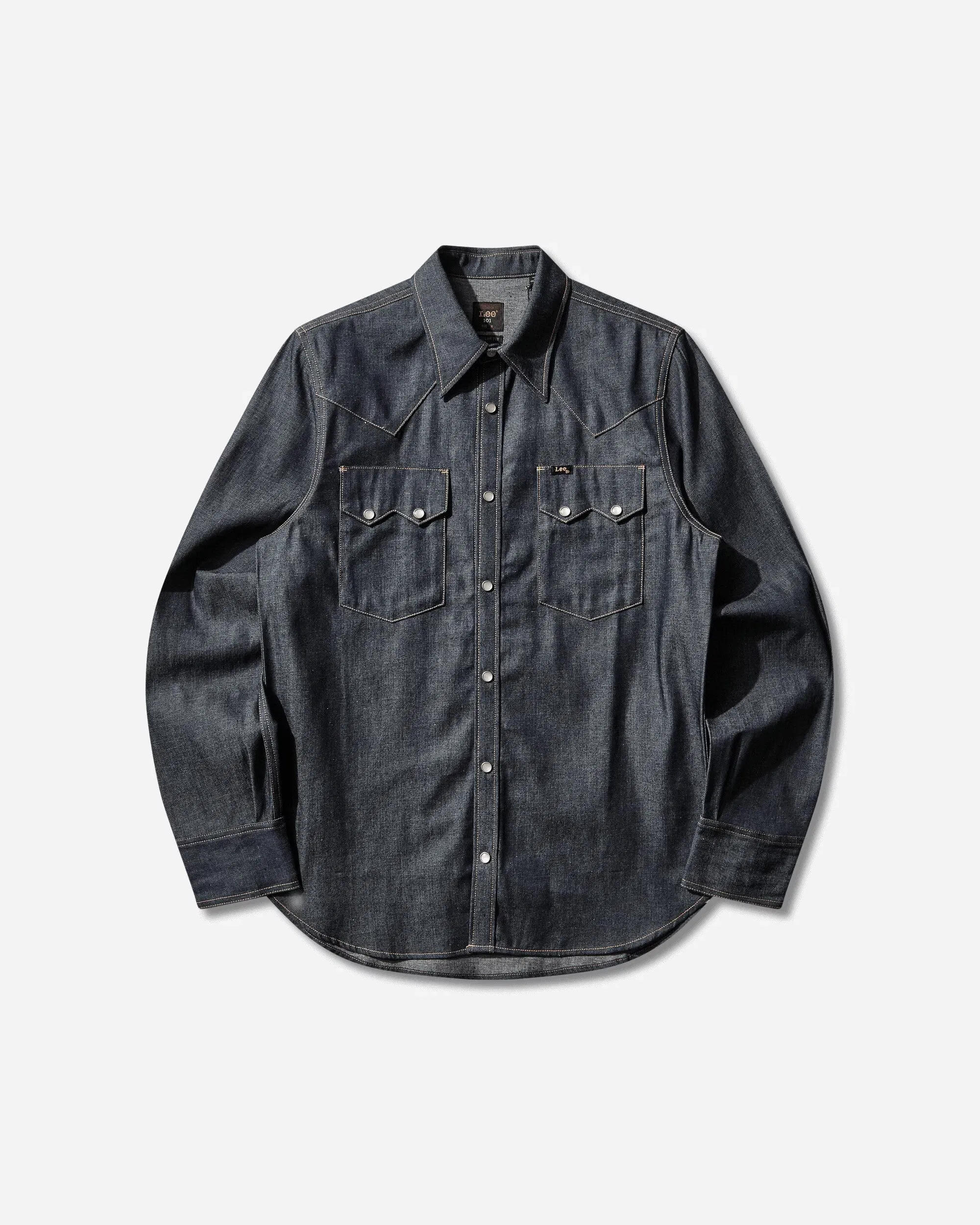 Lee 101 Men's 101 50s Western Shirt Dry Blue