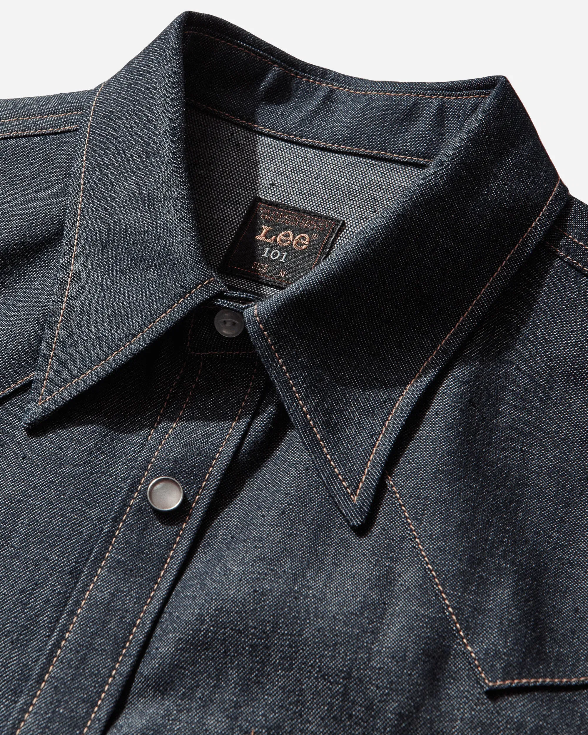 Lee 101 Men's 101 50s Western Shirt Dry Blue