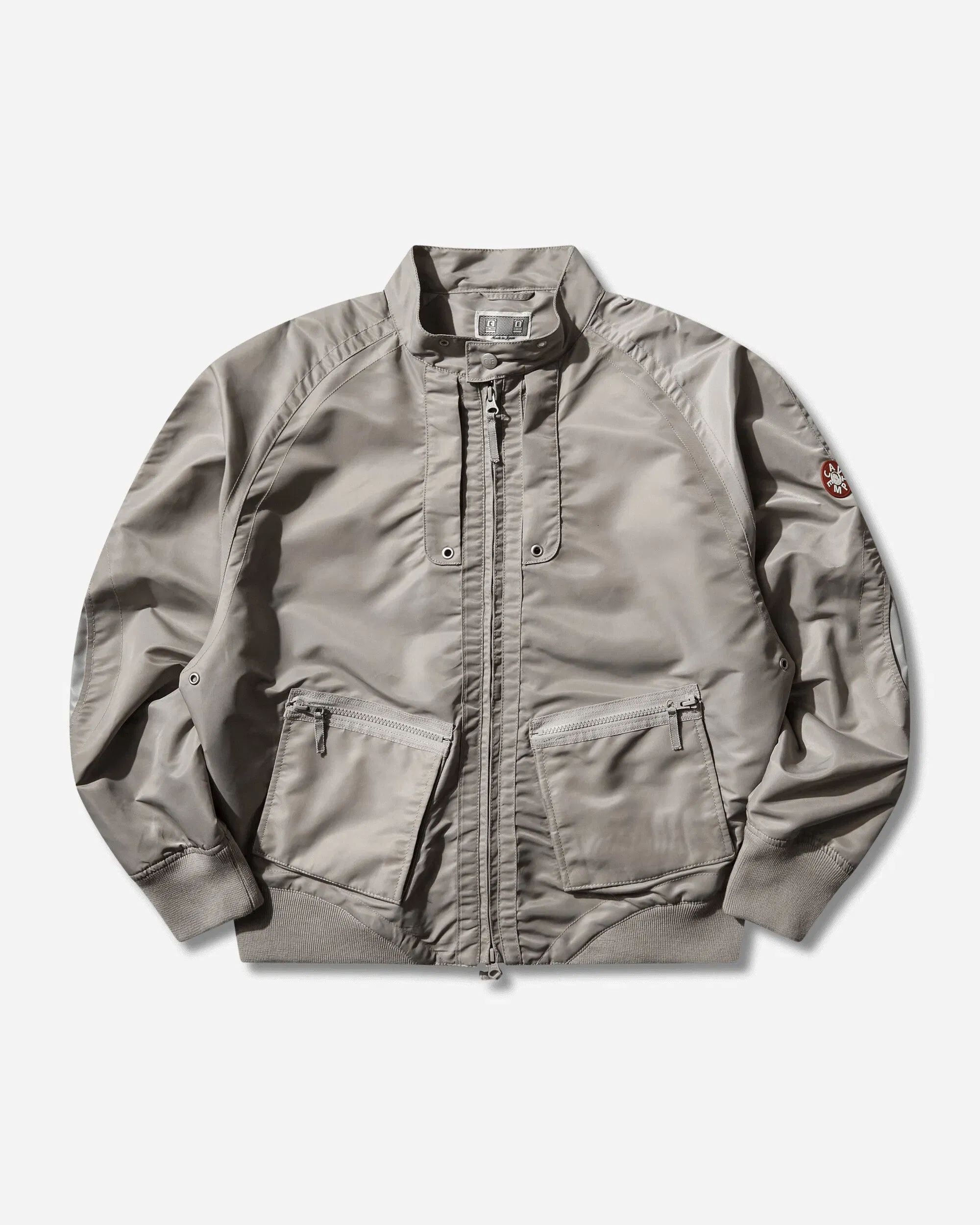 Cav Empt Men's Design Nylon Zip Jacket Grey
