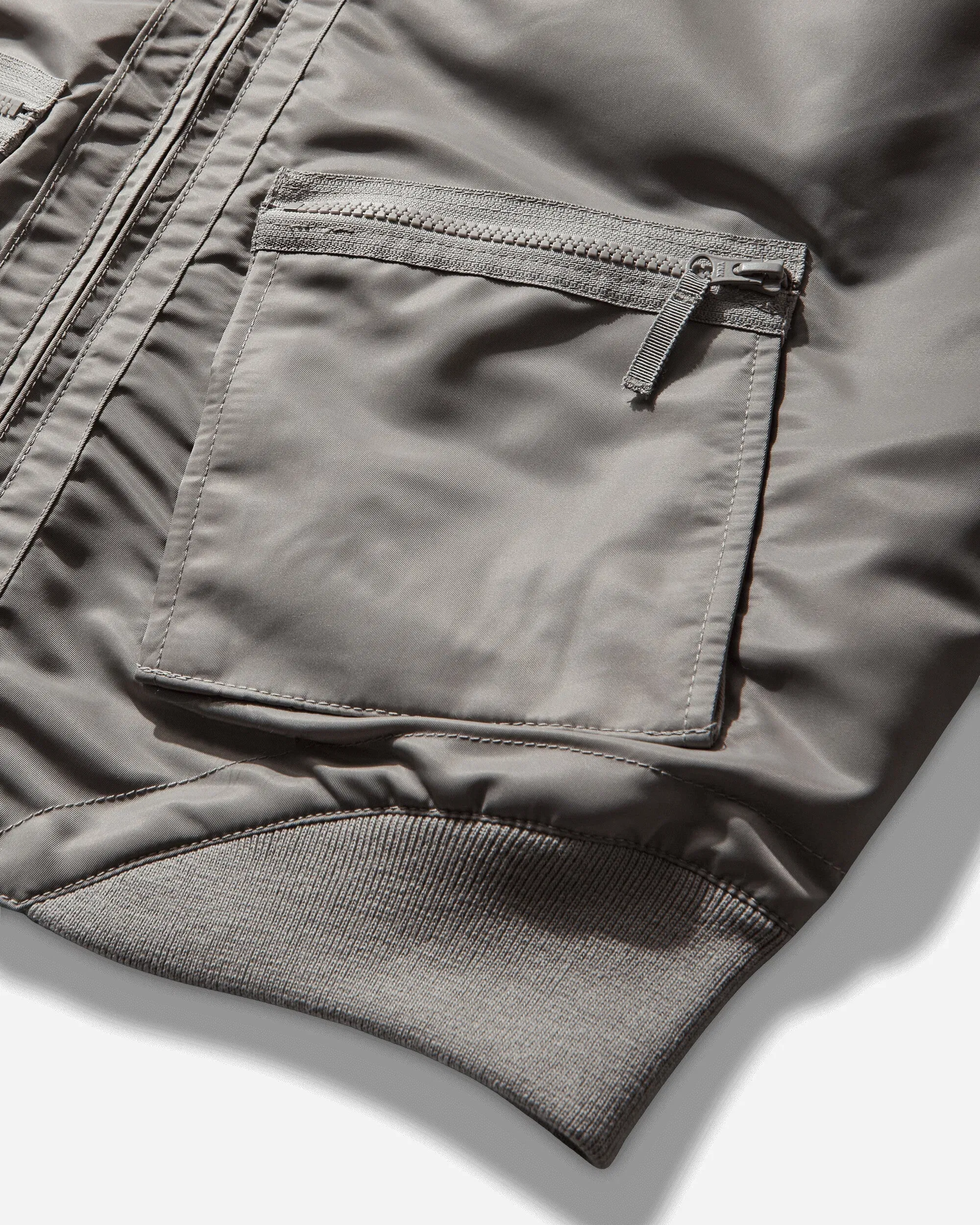 Cav Empt Men's Design Nylon Zip Jacket Grey