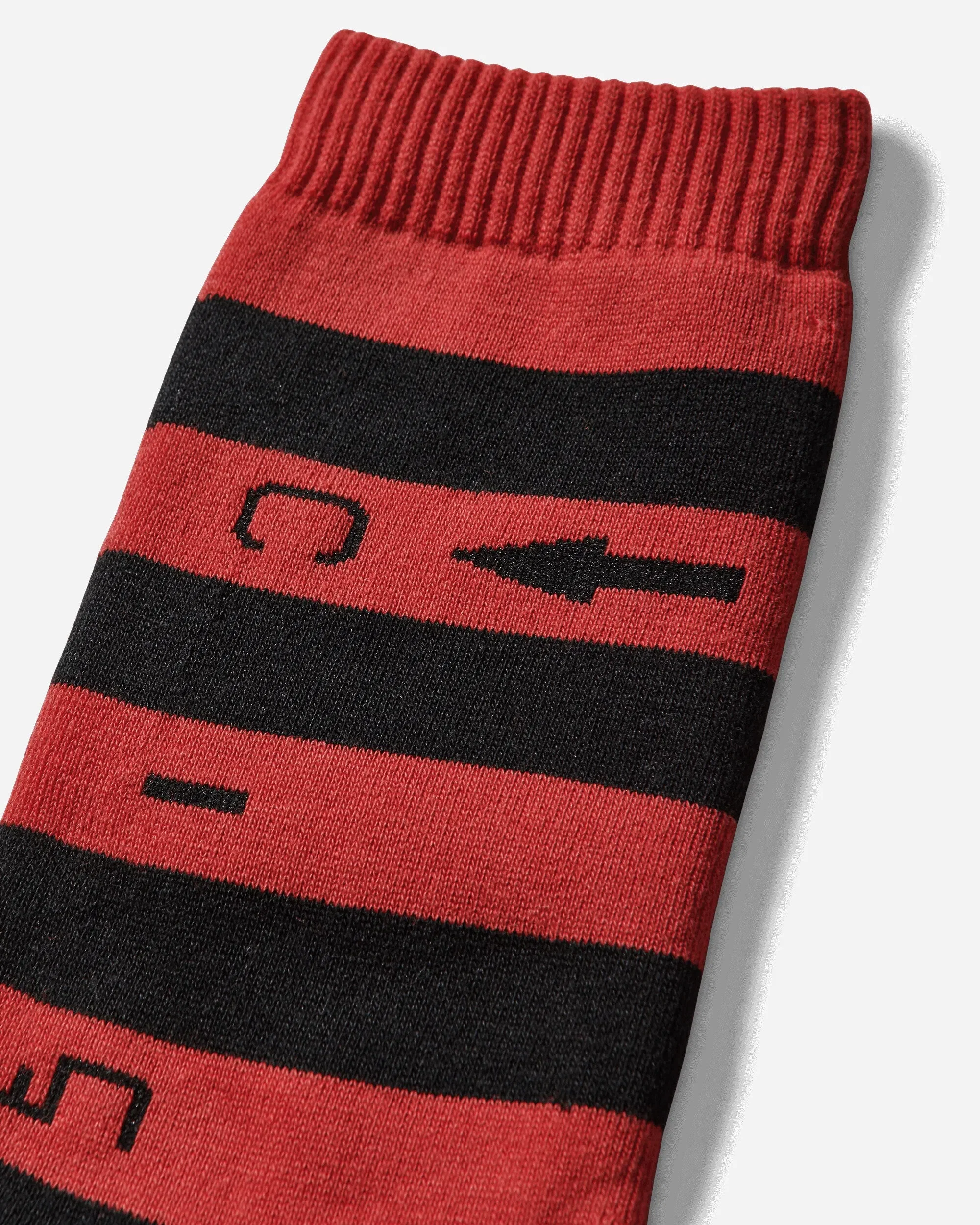 Cav Empt C.2 Stripe Socks Red