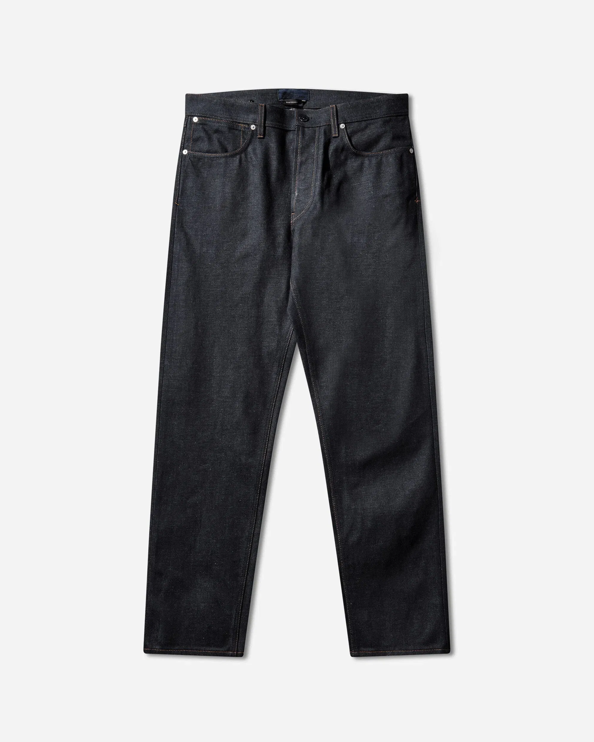 Stone Island Men's Selvedge Indigo Denim-Raw Regular Fit Jeans Blue Raw