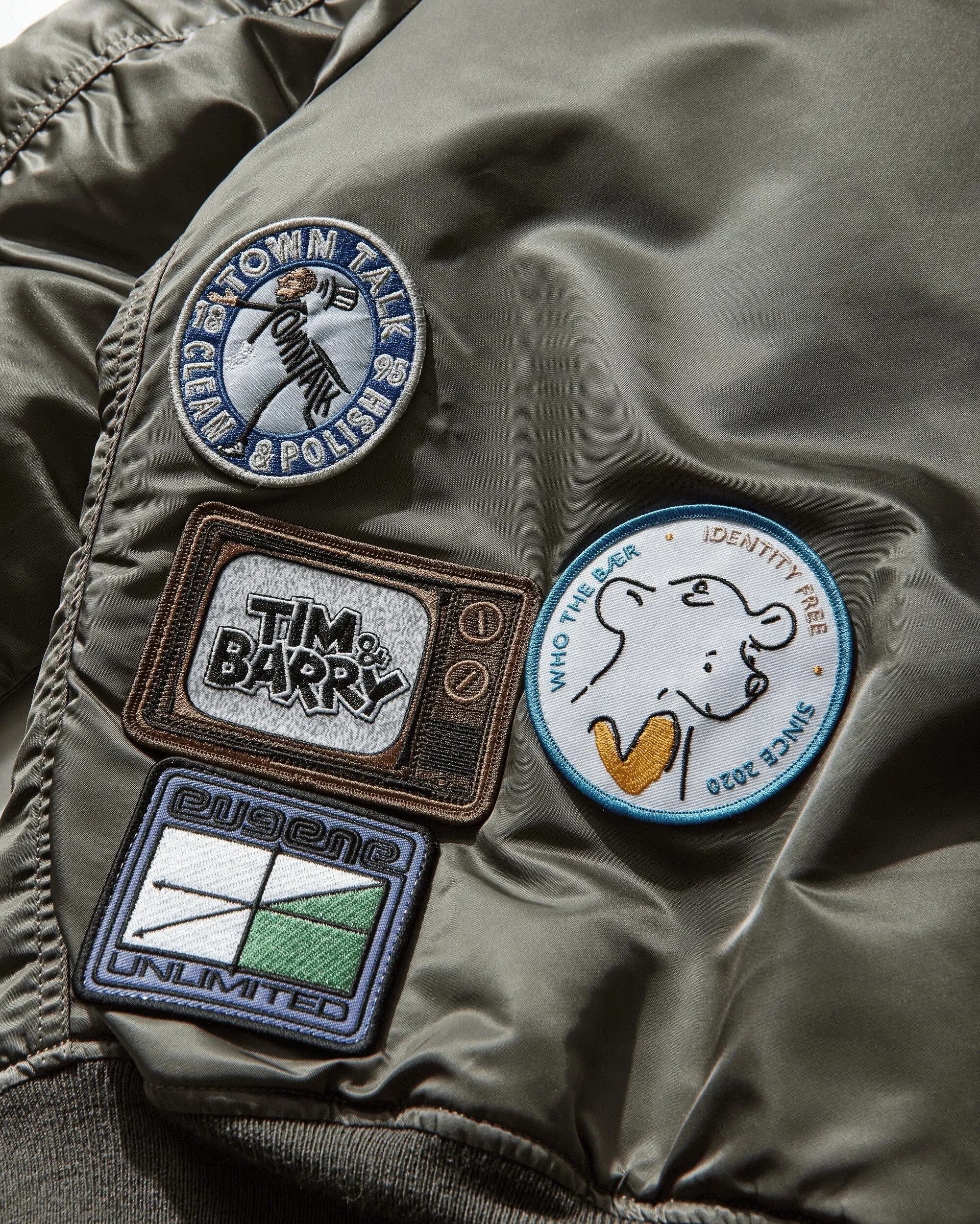 Alpha Industries BUNNEY MA-1 Bomber Jacket Vintage Green