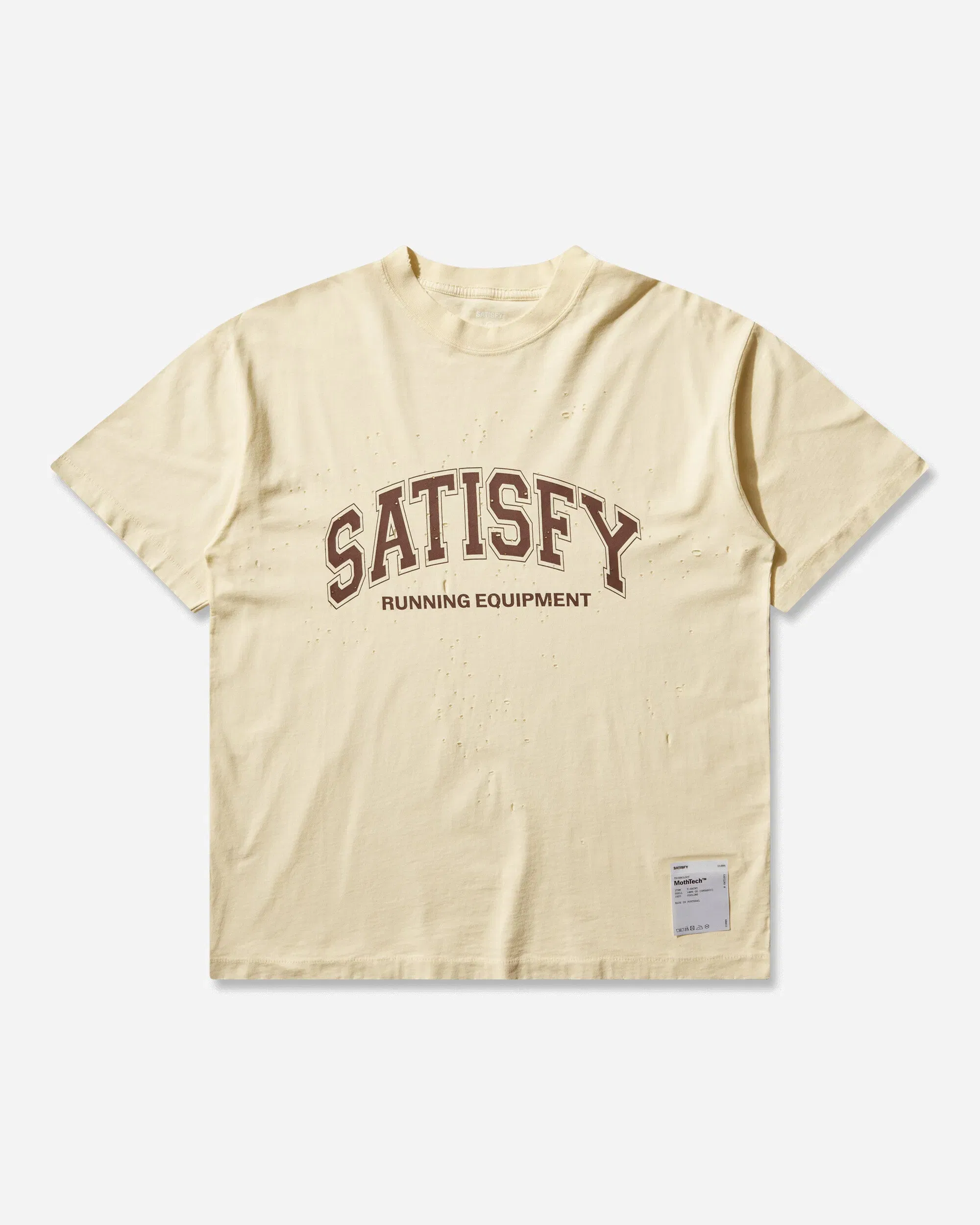 Satisfy Men's MothTech T-Shirt Aged Transparent Yellow