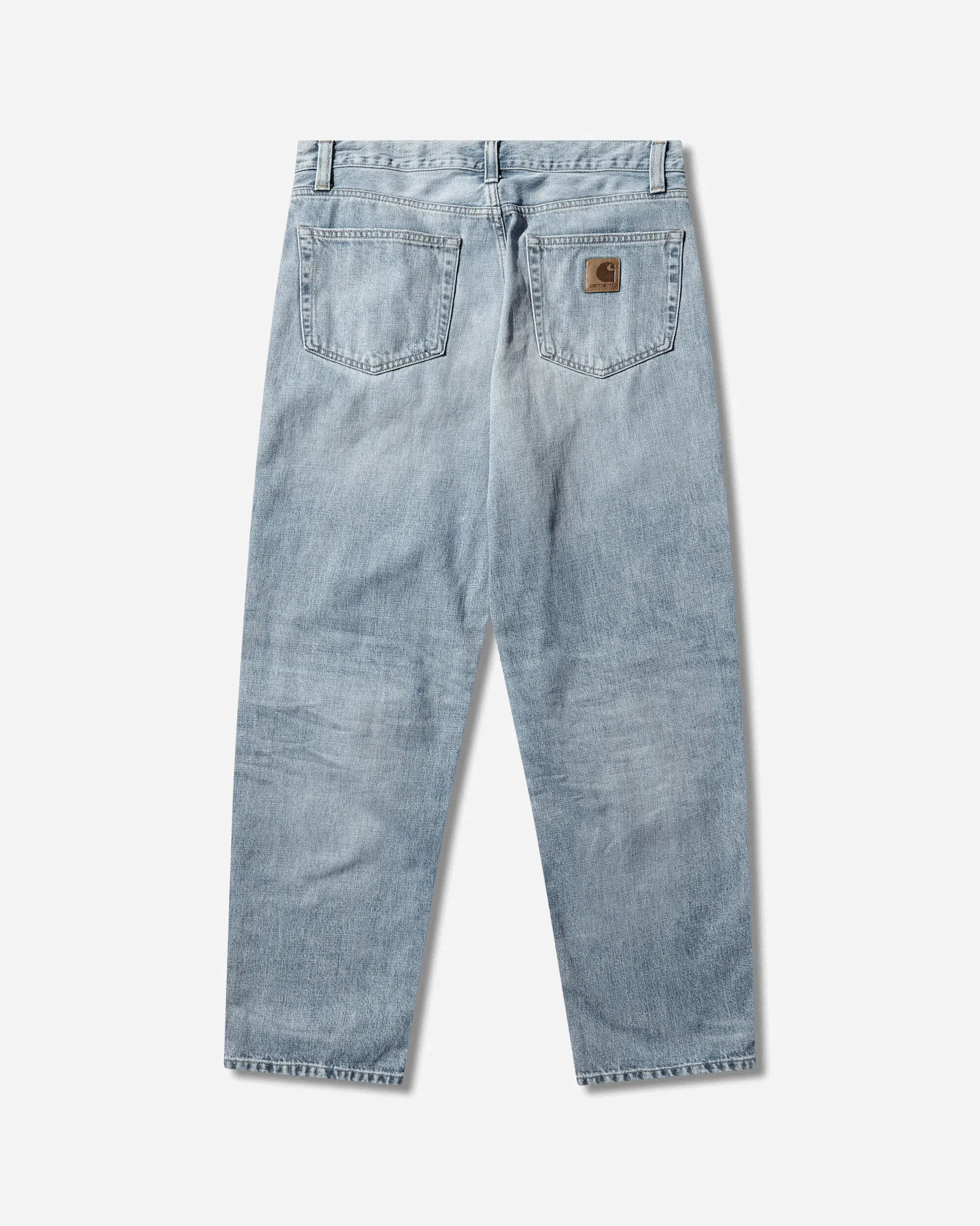 Carhartt WIP Men's Aaron Pants Blue (Burst Washed)