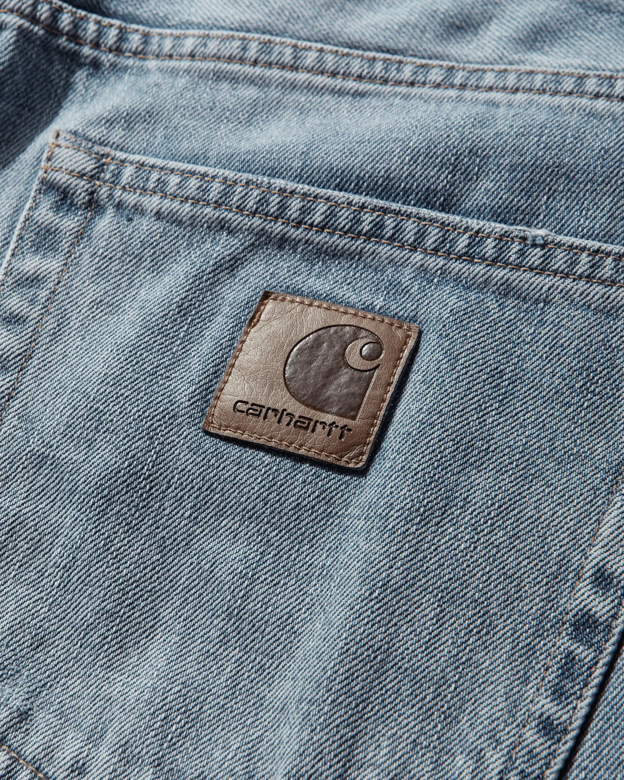 Carhartt WIP Men's Aaron Pants Blue (Burst Washed)