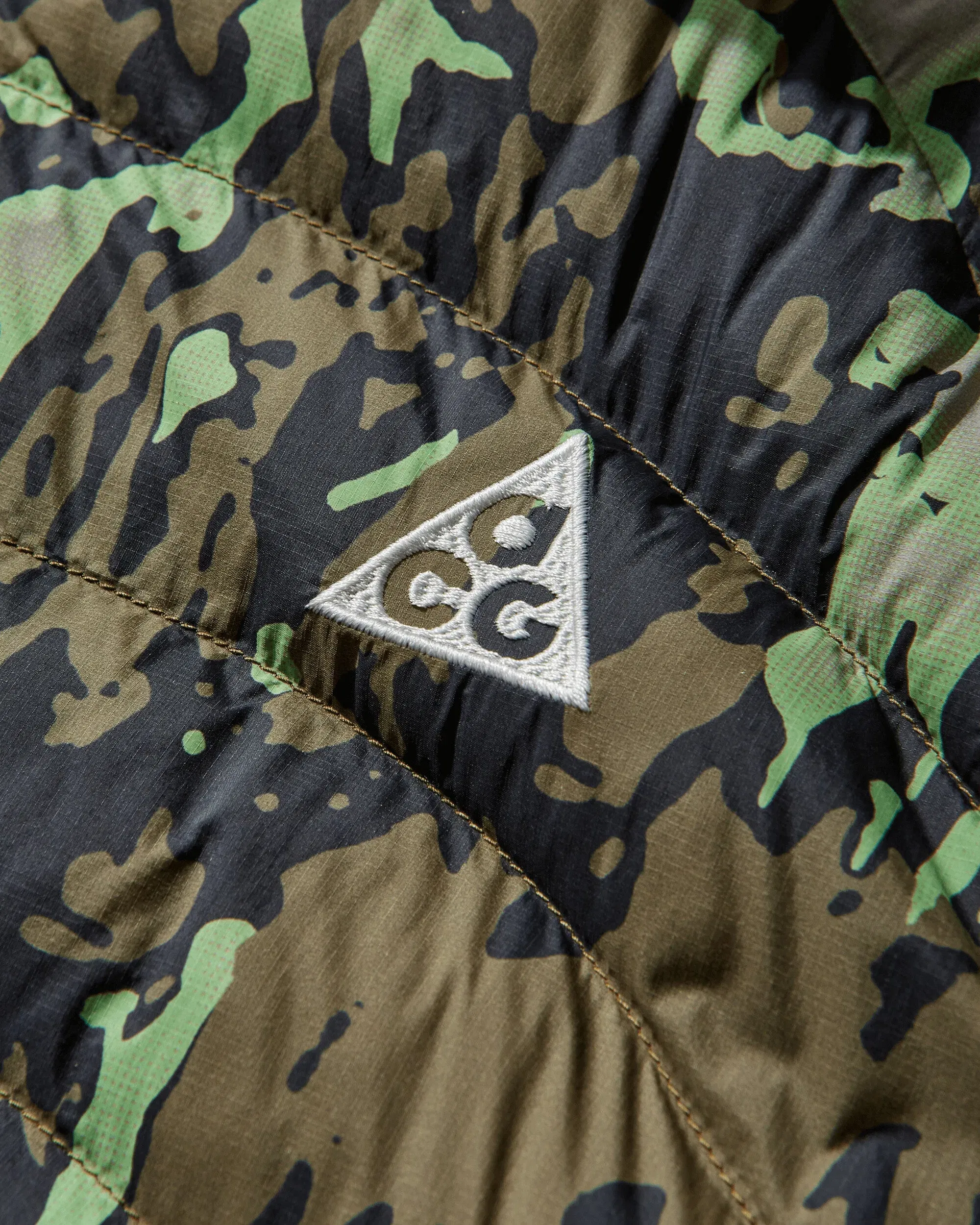 Nike Men's ACG 'Lava Flow' Therma-FIT ADV Jacket College Grey / Black / Mean Green