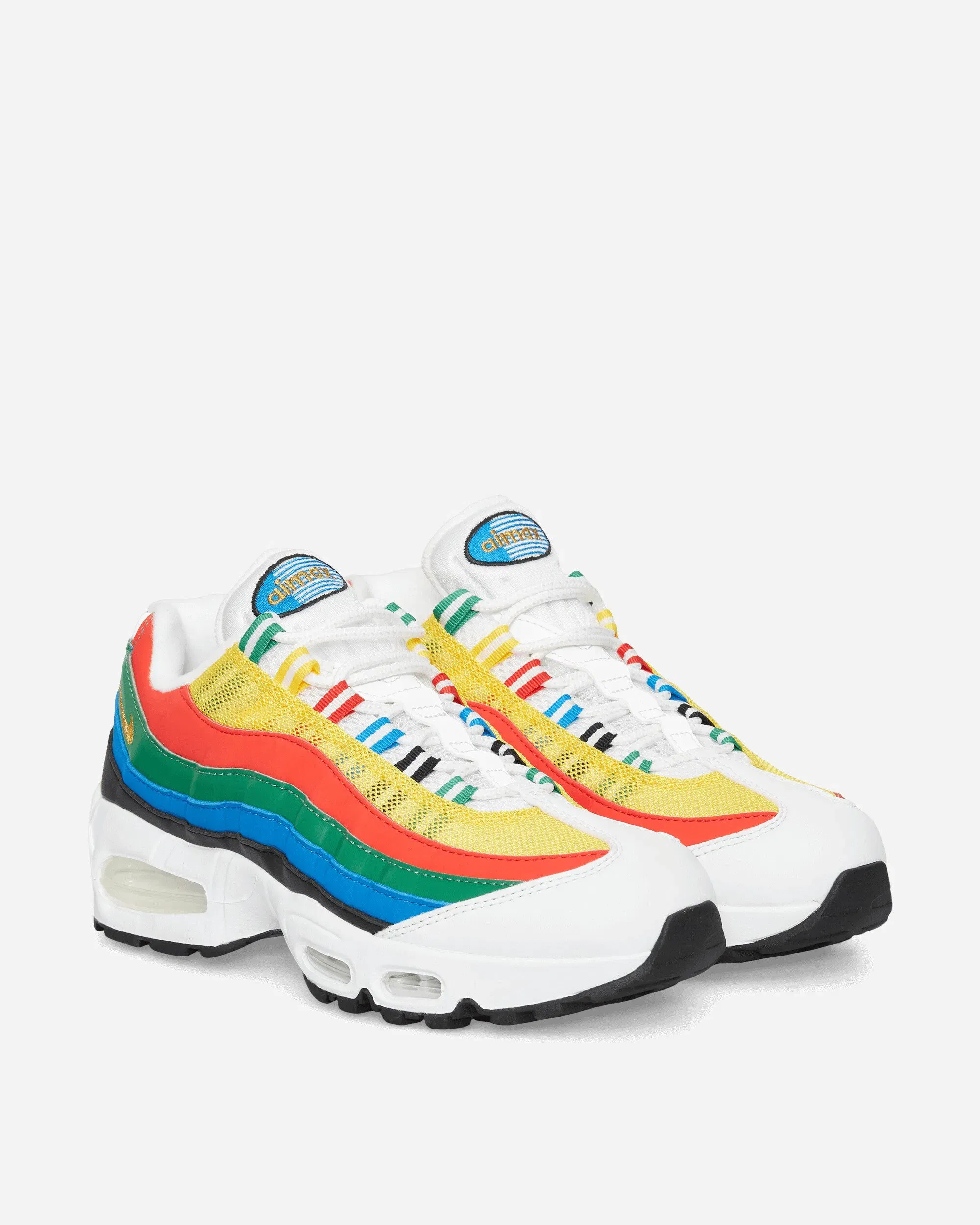 Nike Air Max 95 Big Bubble Sneakers Varsity Maize / Chile Red / Classic Green / Photo Blue