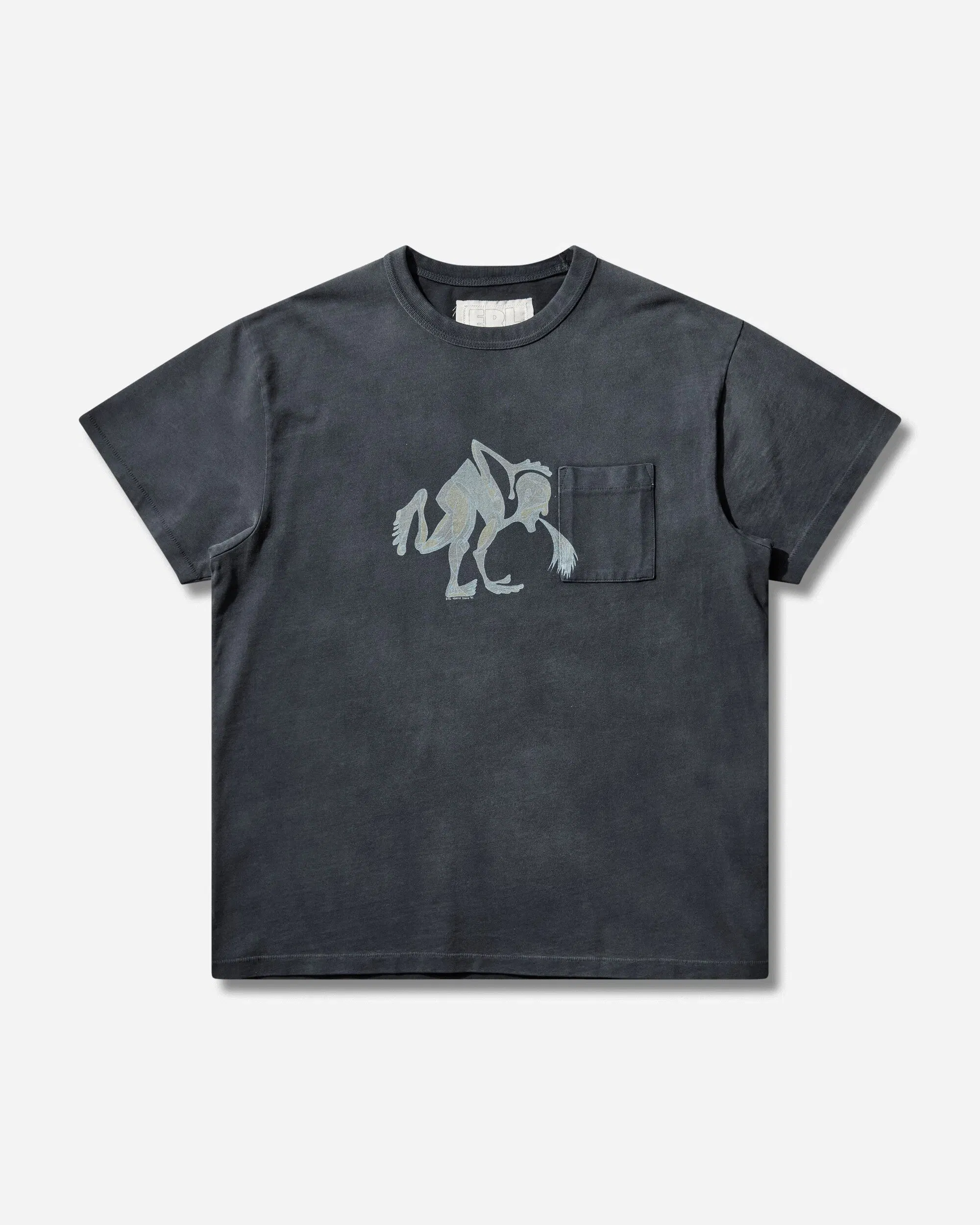 ERL Men's Puke T-Shirt Blue