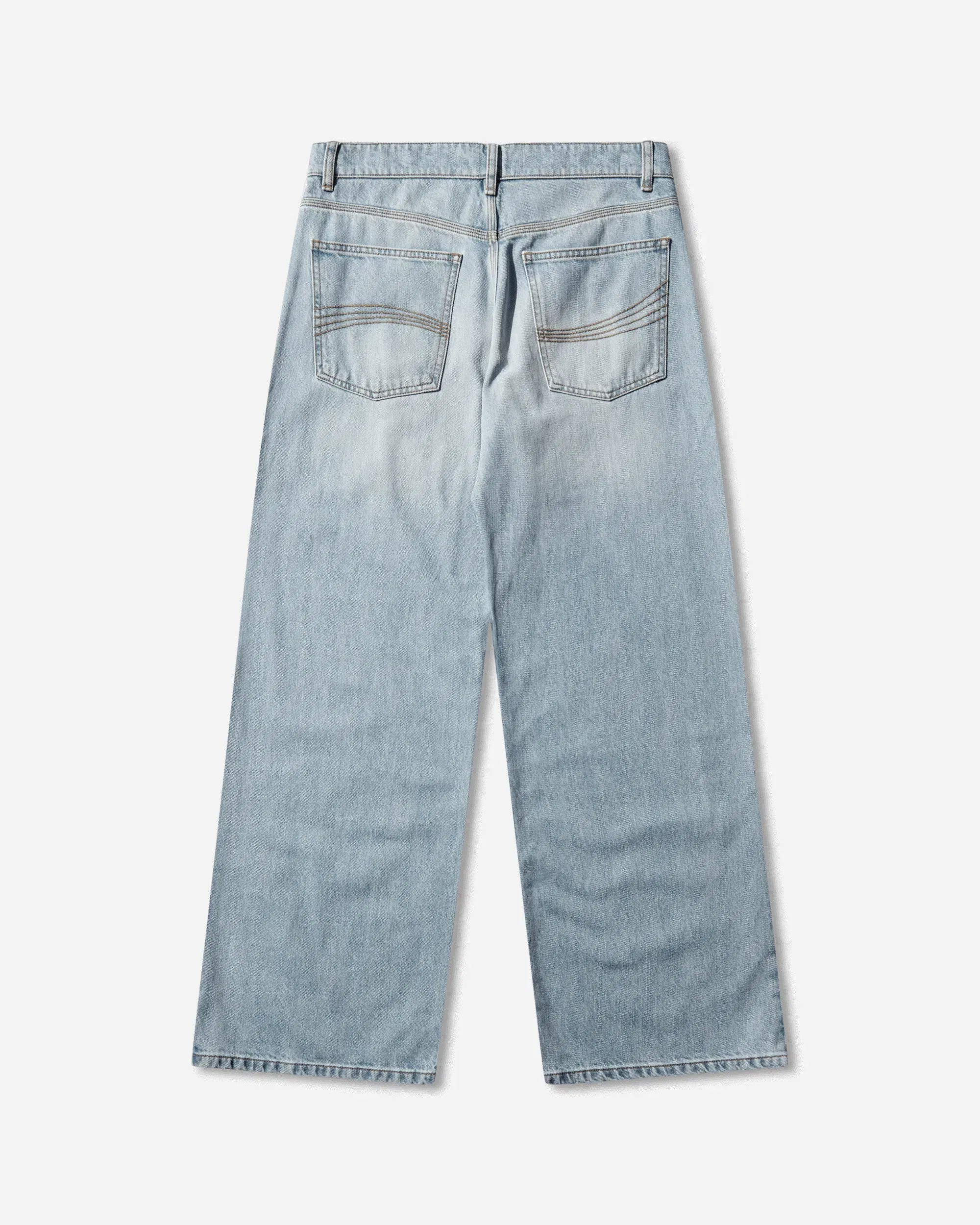 ERL Men's Relaxed Denim Jeans Blue