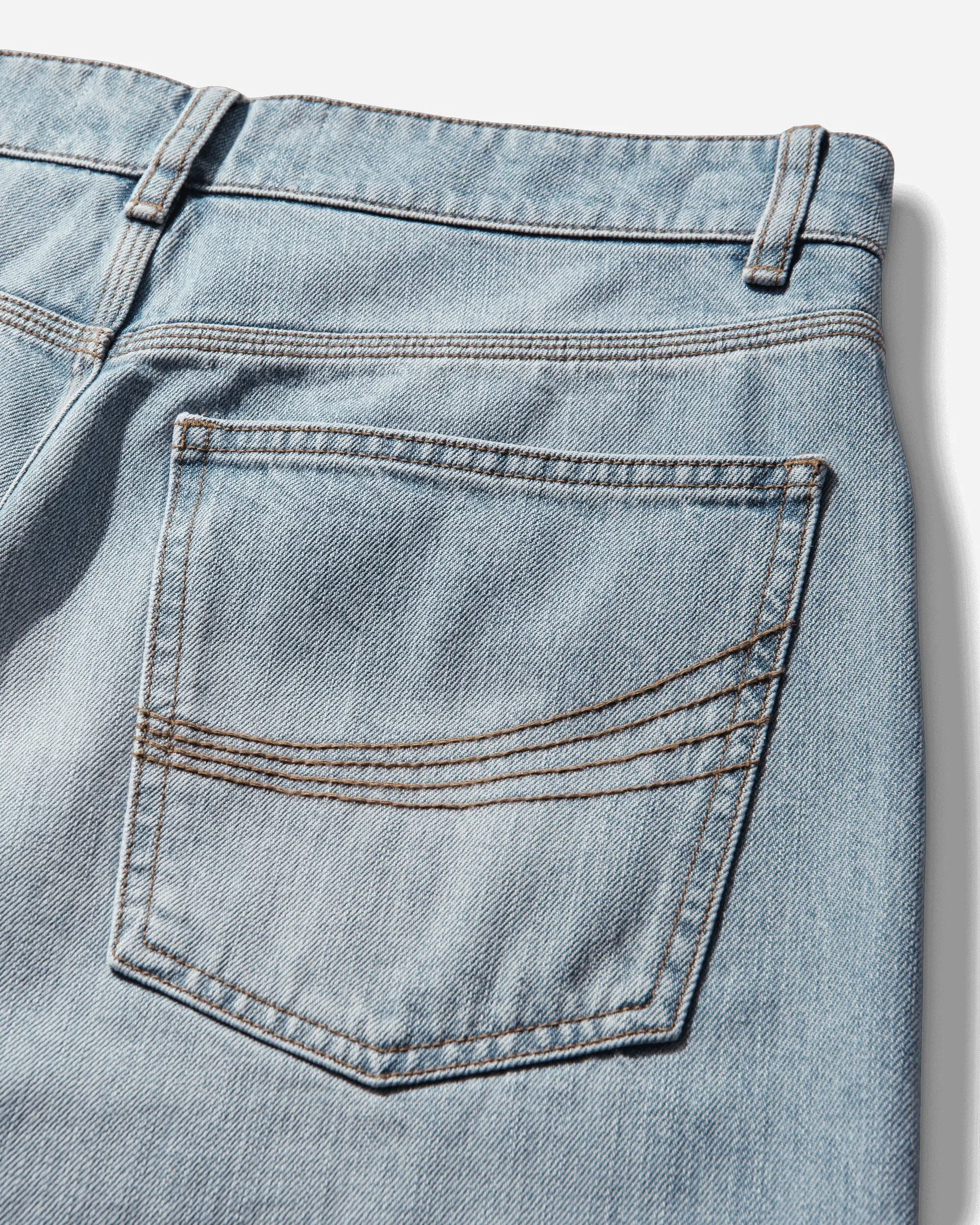 ERL Men's Relaxed Denim Jeans Blue
