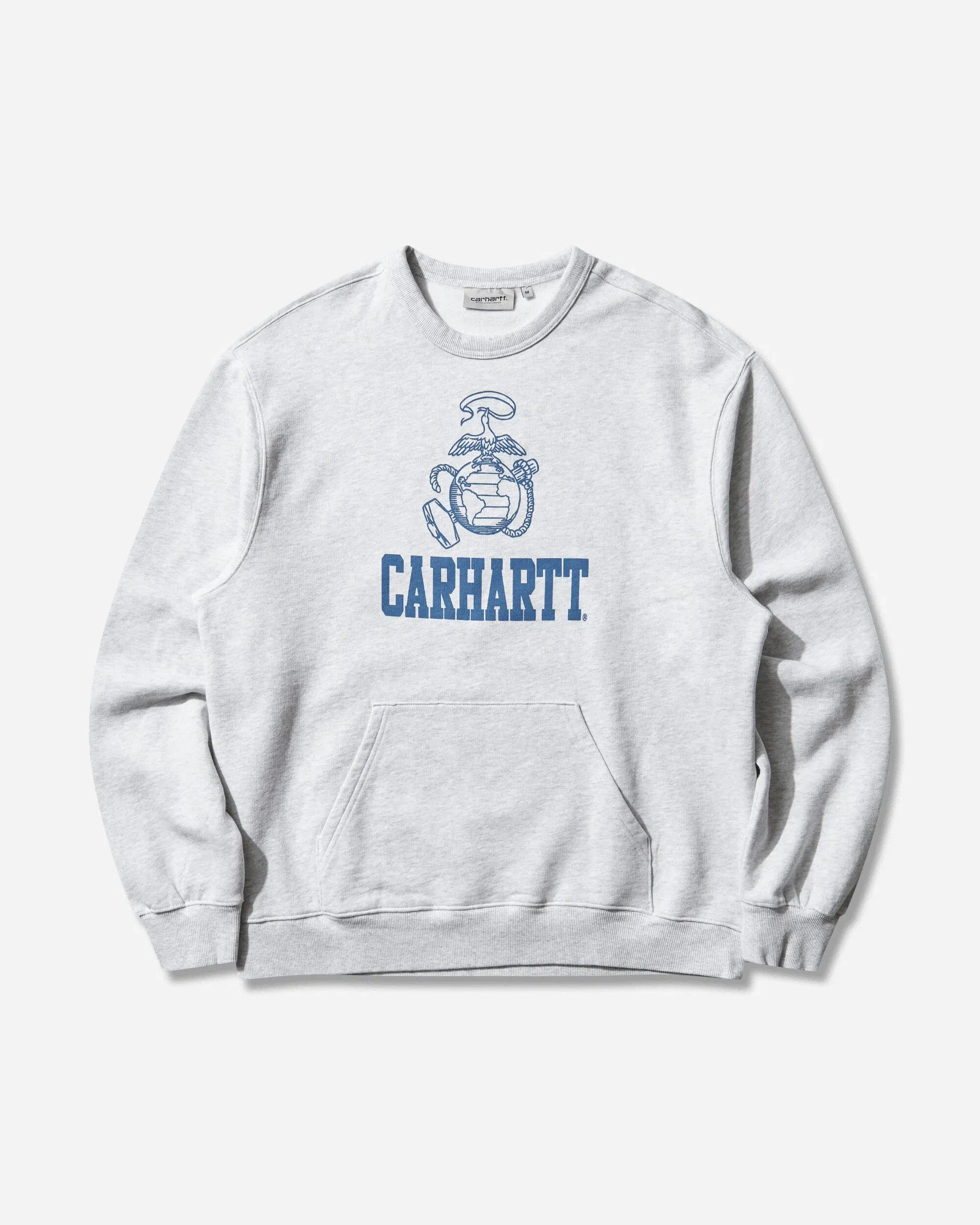 Carhartt WIP Men's Pond Corps Sweatshirt Ash Heather