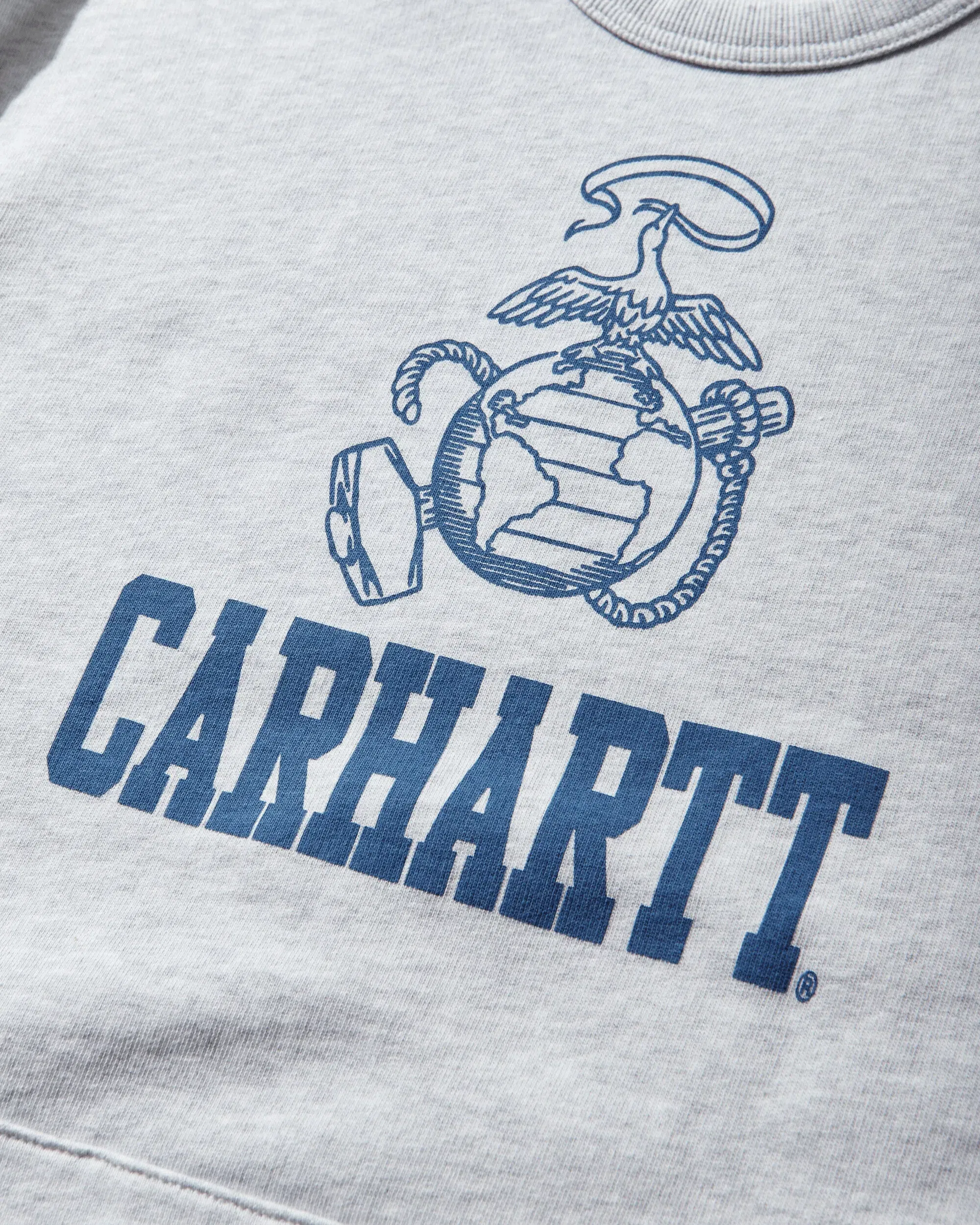 Carhartt WIP Men's Pond Corps Sweatshirt Ash Heather