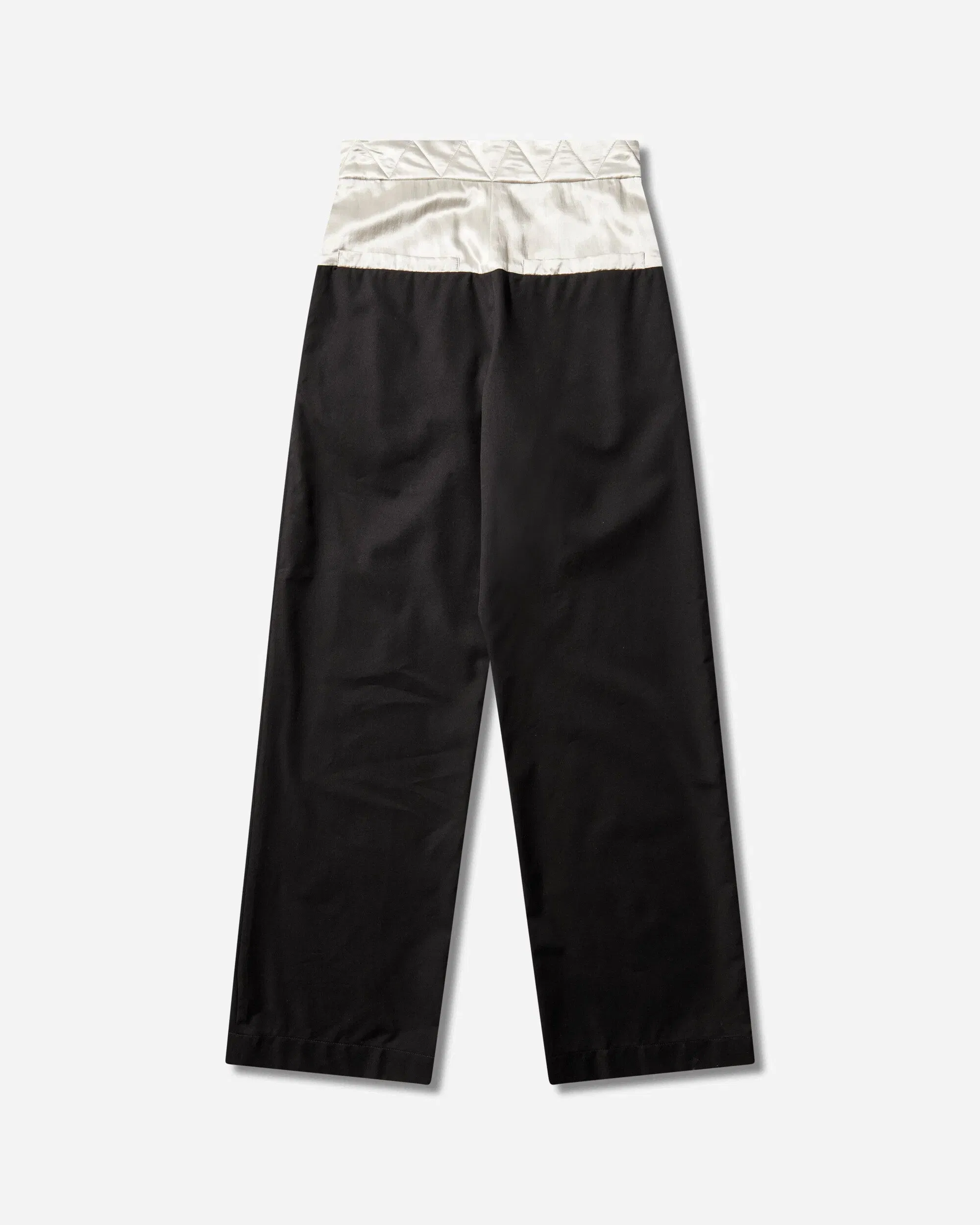 DRIES VAN NOTEN Men's Contrast Waist Pants Black