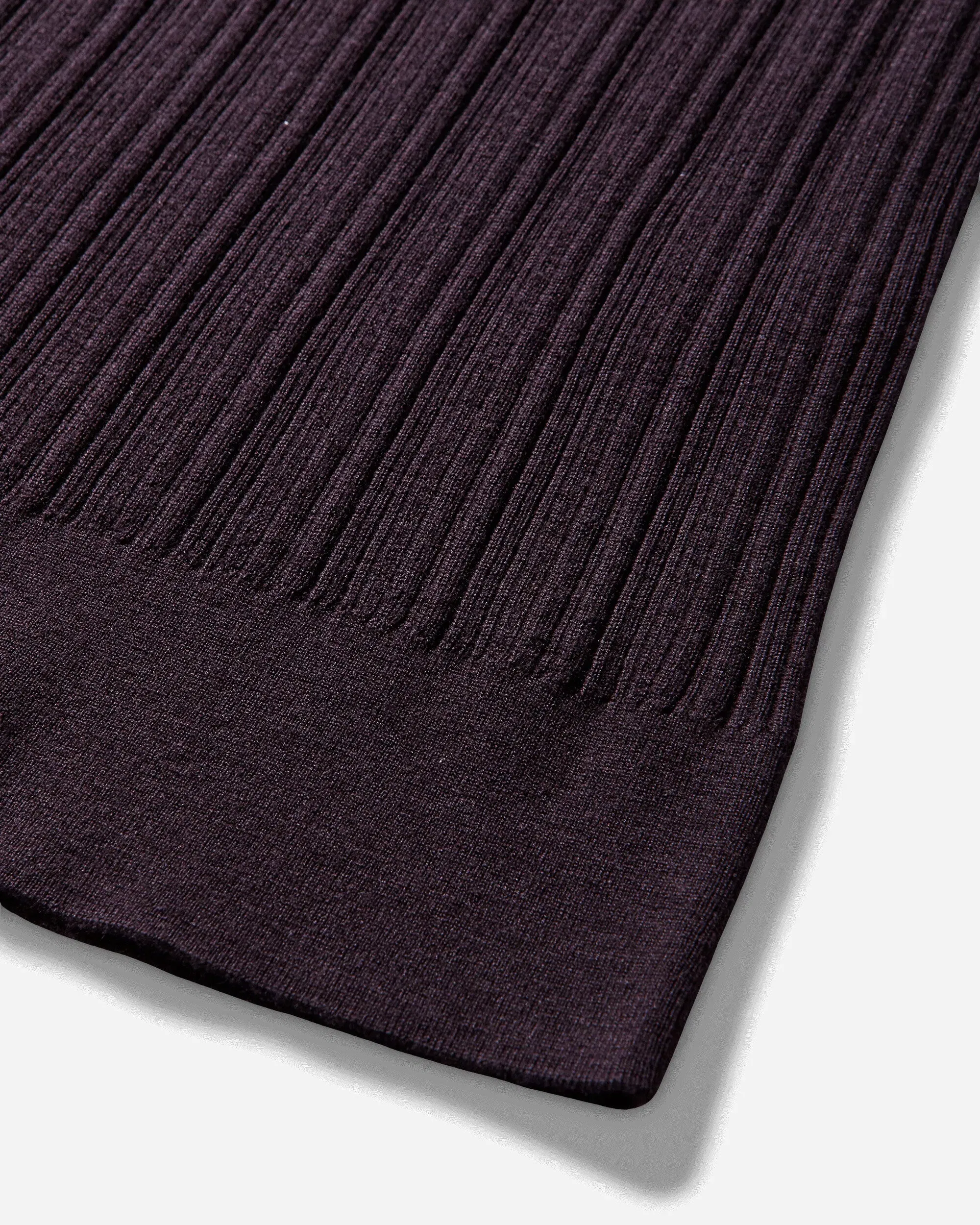 DRIES VAN NOTEN Men's Merino Wool Sweater Dark Purple