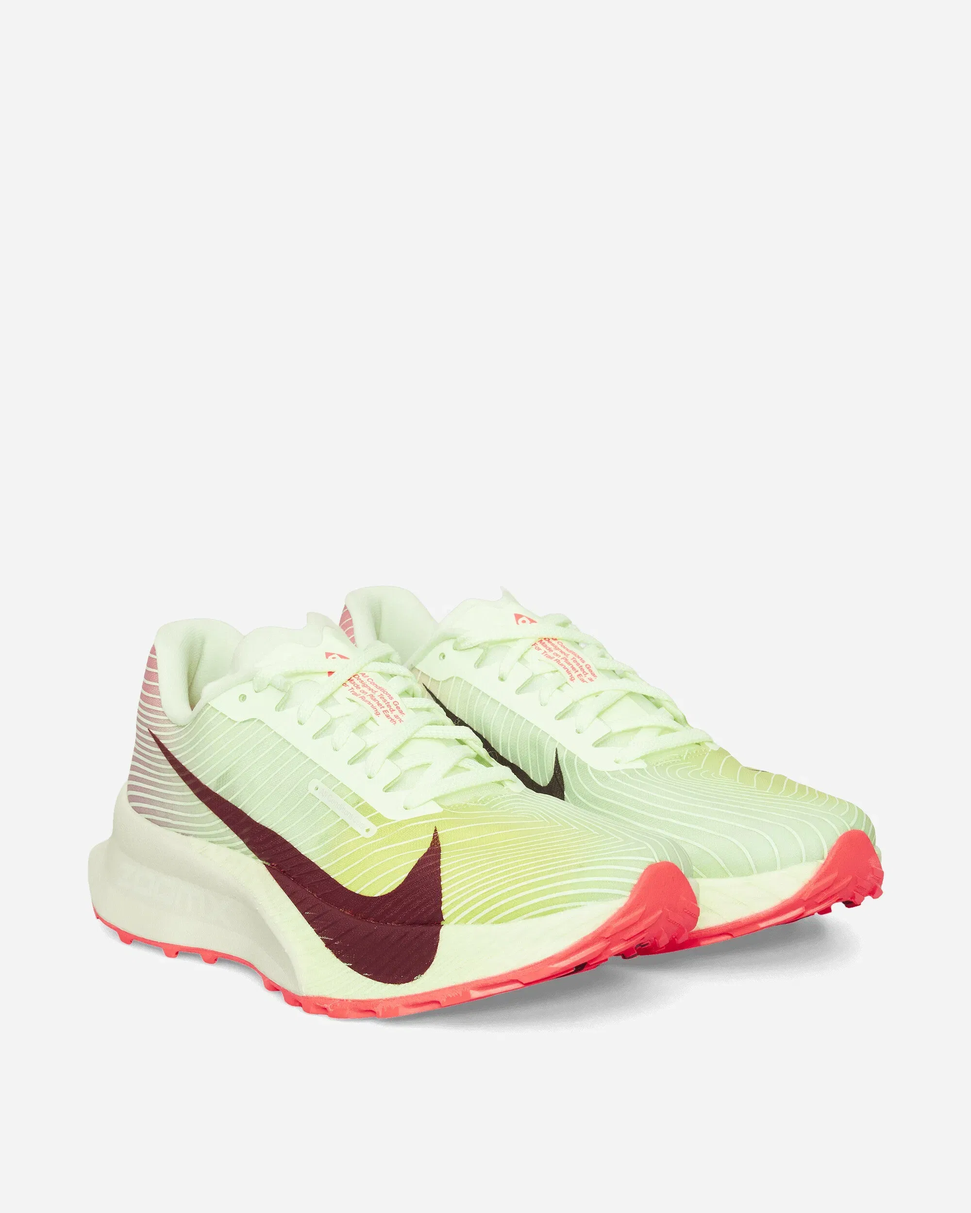 Nike ACG Ultrafly Trail Sneakers Volt Tint / Burgundy Ash