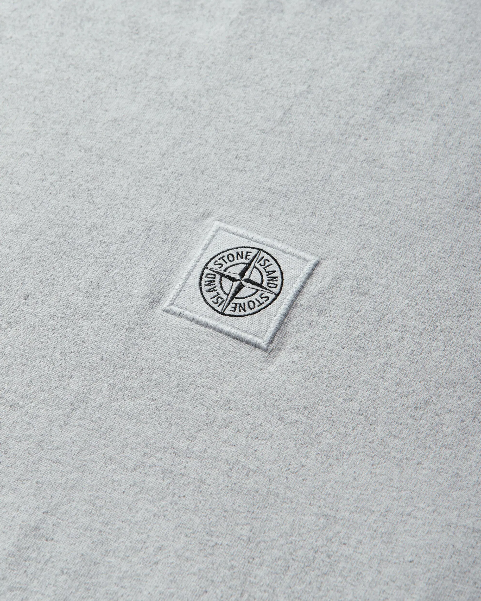 Stone Island Men's Combed Organic Cotton Jersey Reflective Garment Lamination T-Shirt Sky Blue