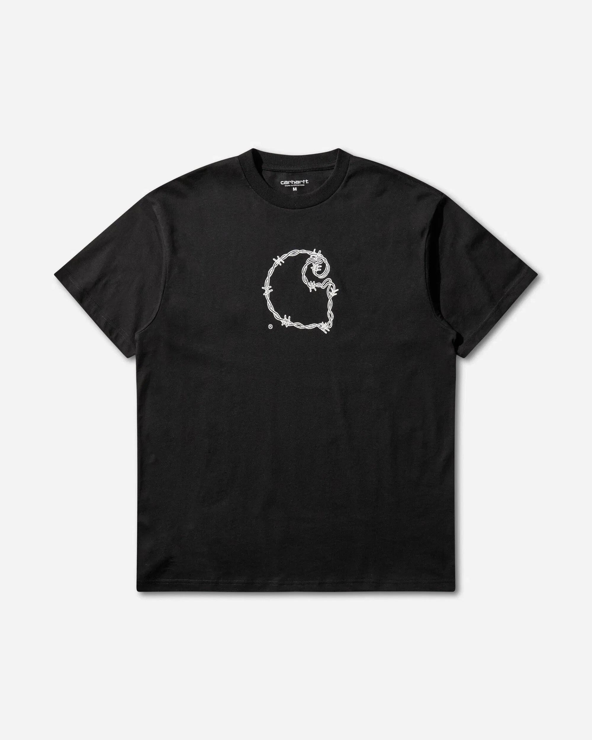 Carhartt WIP Men's Barbwire C T-Shirt Black