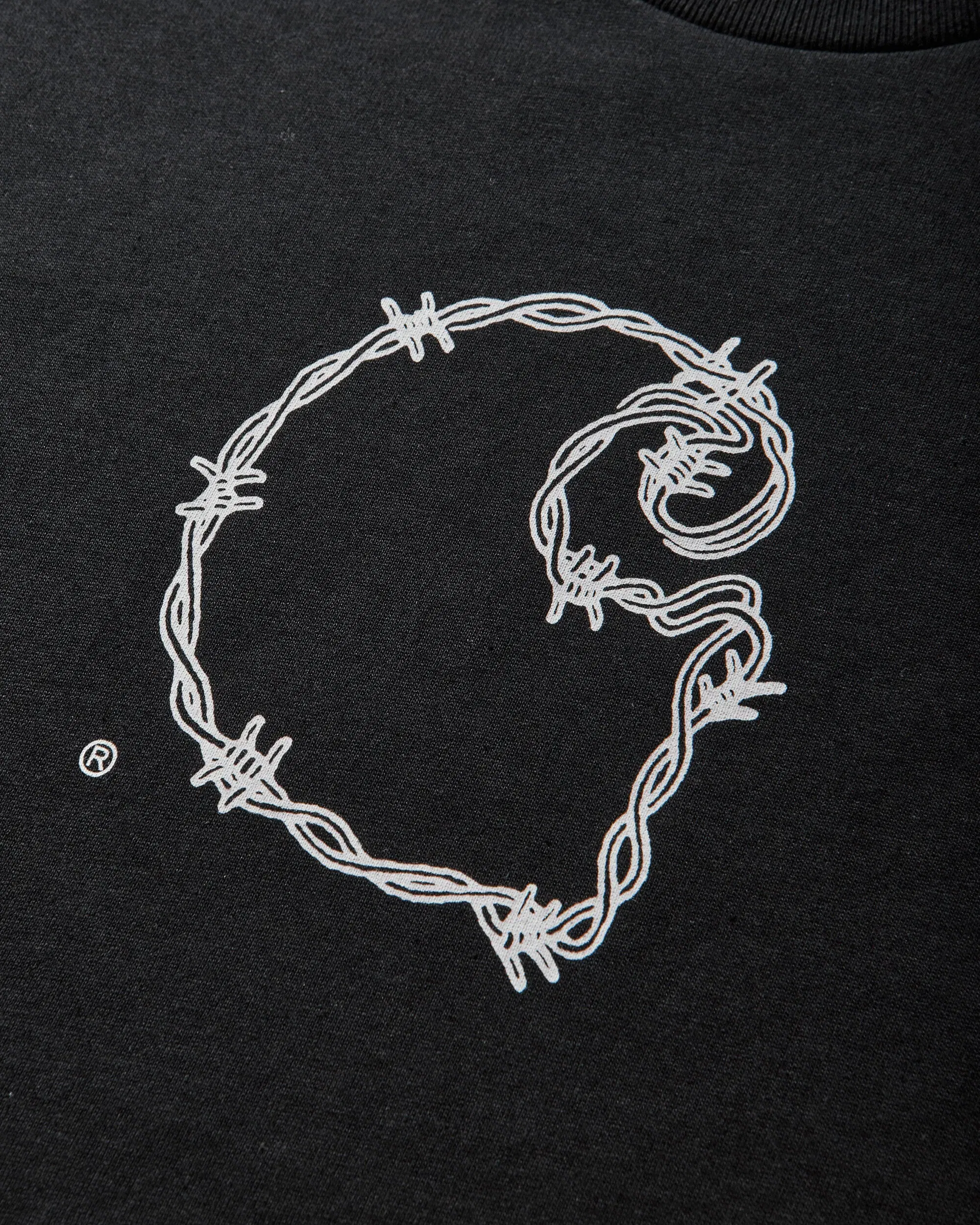Carhartt WIP Men's Barbwire C T-Shirt Black