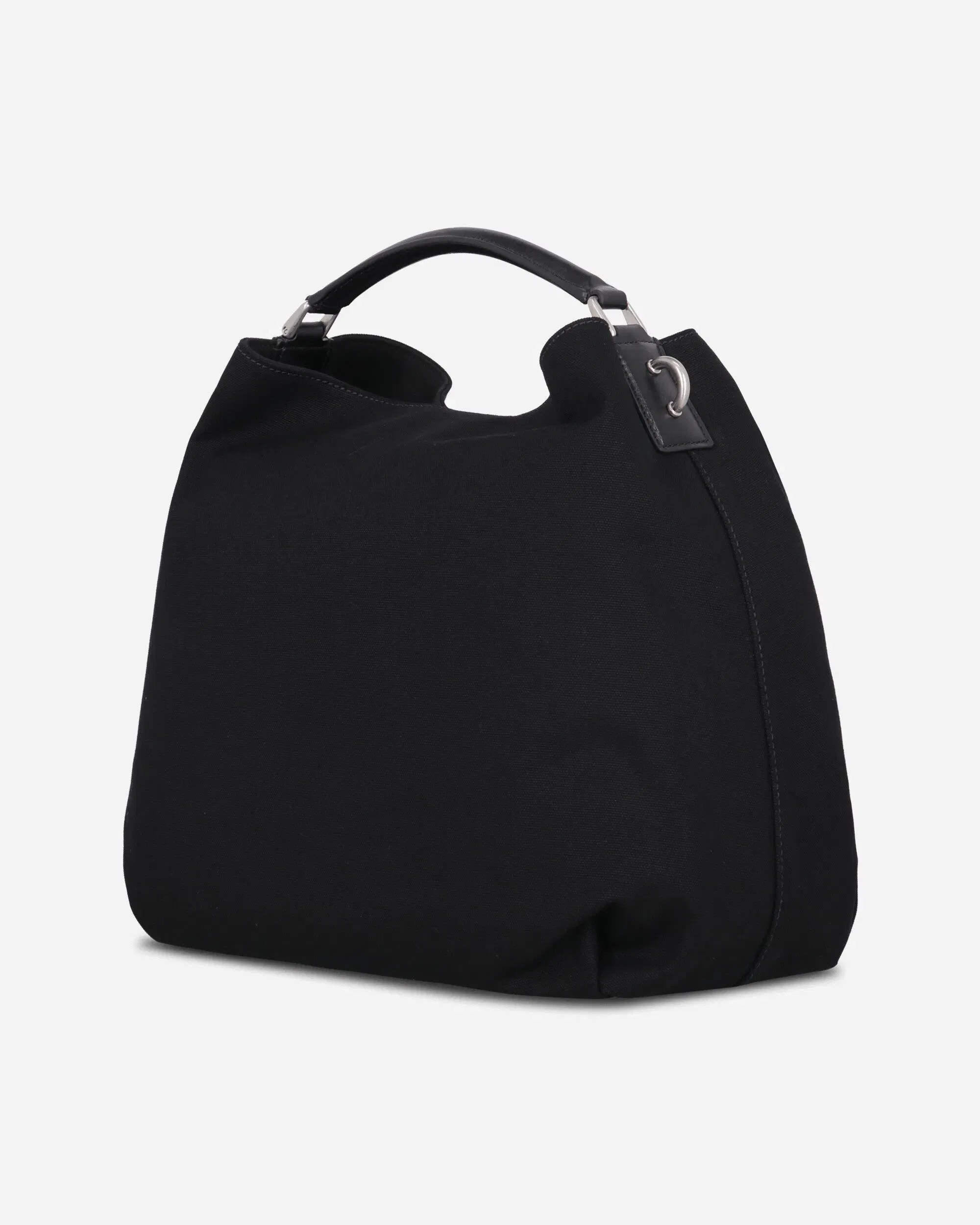 DRIES VAN NOTEN Cotton Canvas Shoulder Bag Black