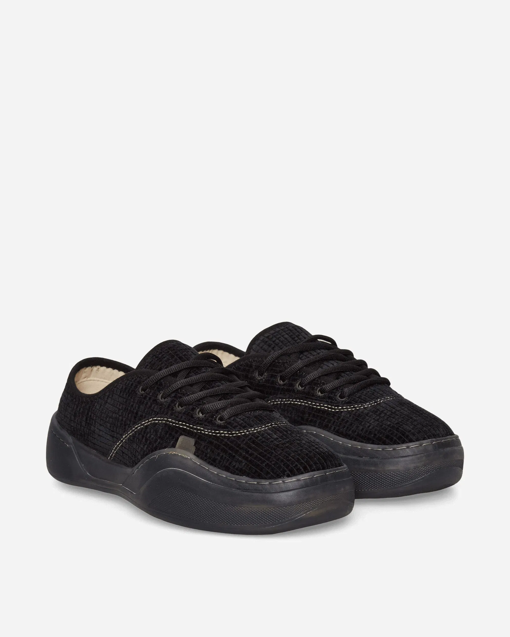 ERL Corduroy Coupe Sneakers Dark Black