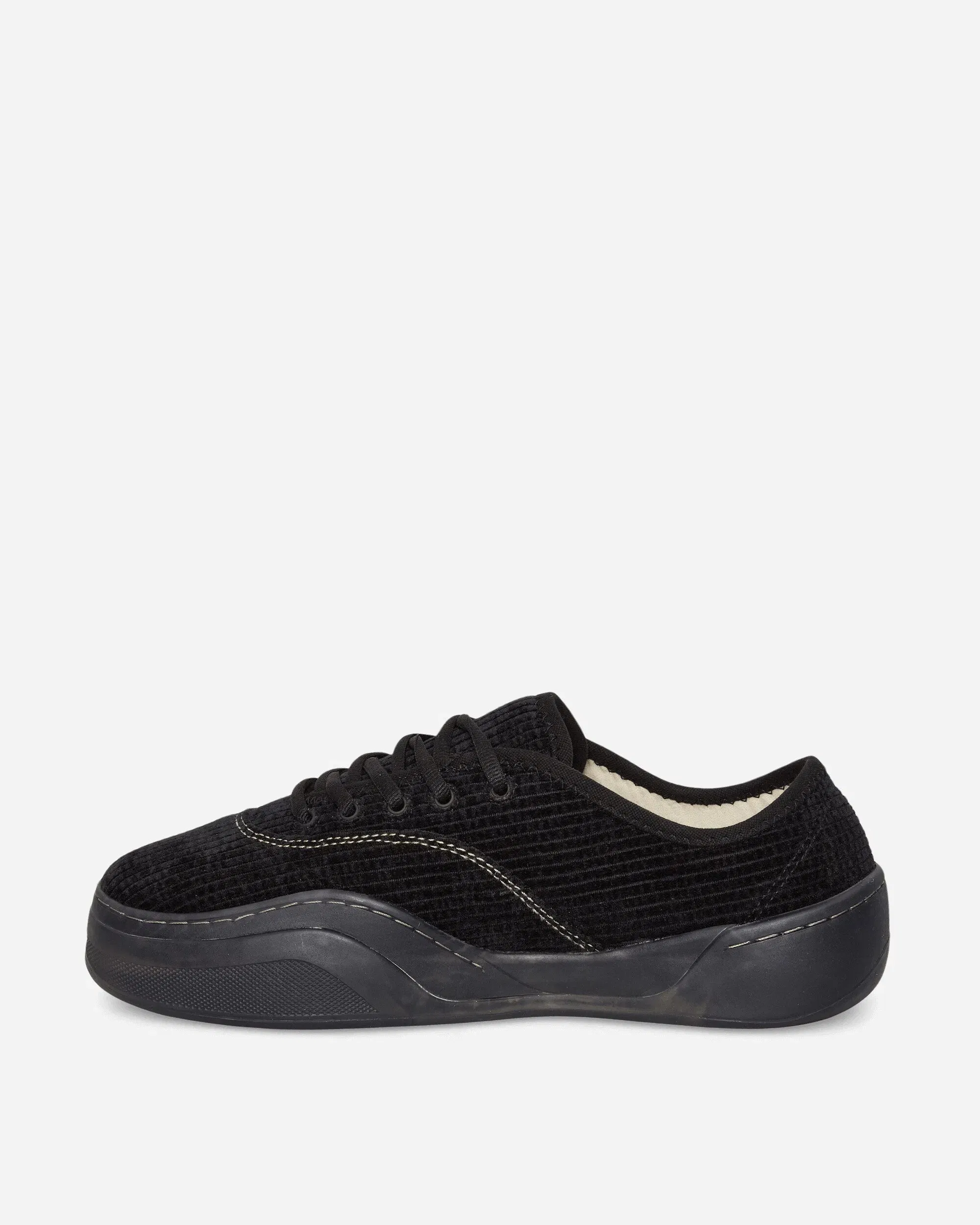 ERL Corduroy Coupe Sneakers Dark Black