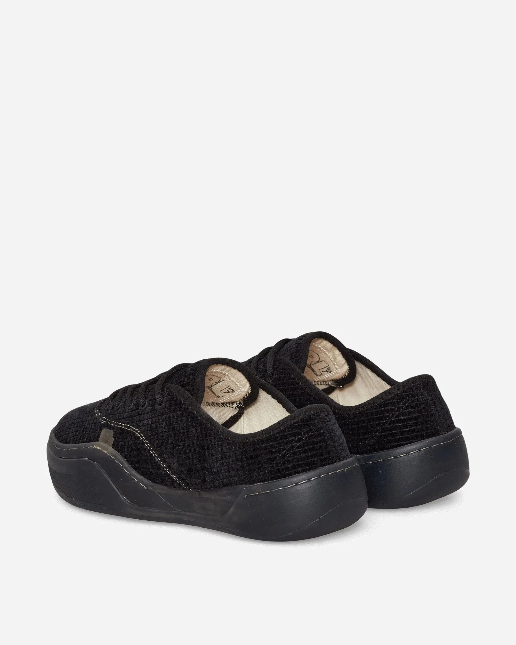 ERL Corduroy Coupe Sneakers Dark Black