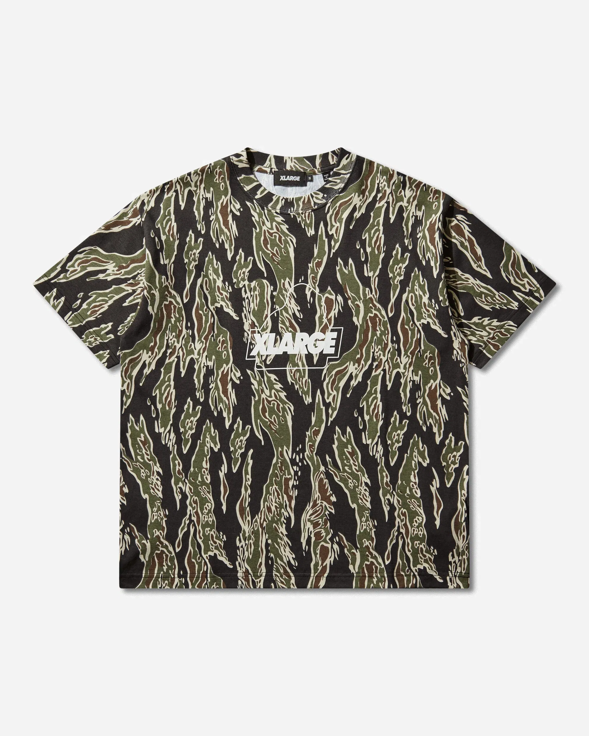 XLarge Men's Camo Urban Logo T-Shirt Olive