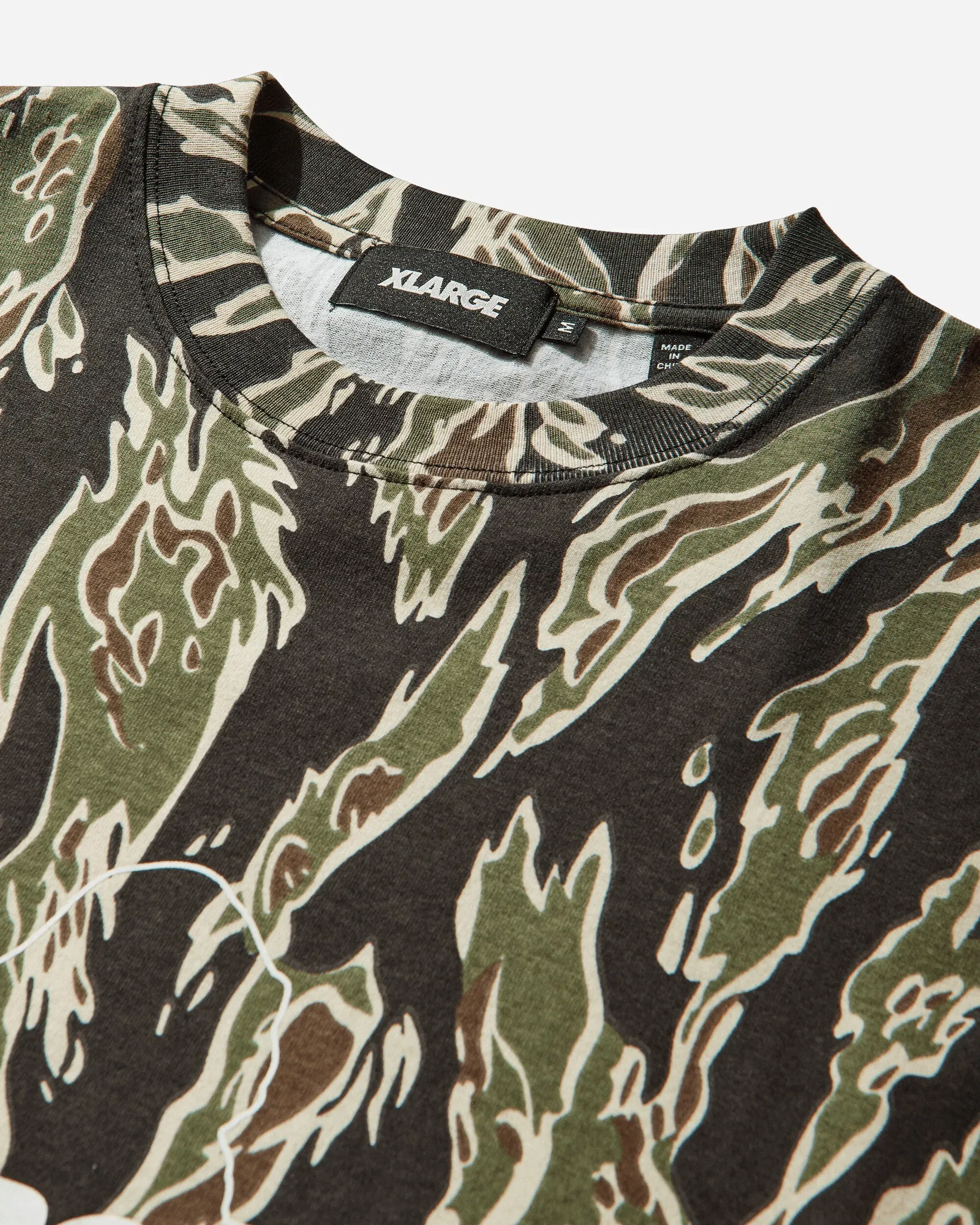 XLarge Men's Camo Urban Logo T-Shirt Olive