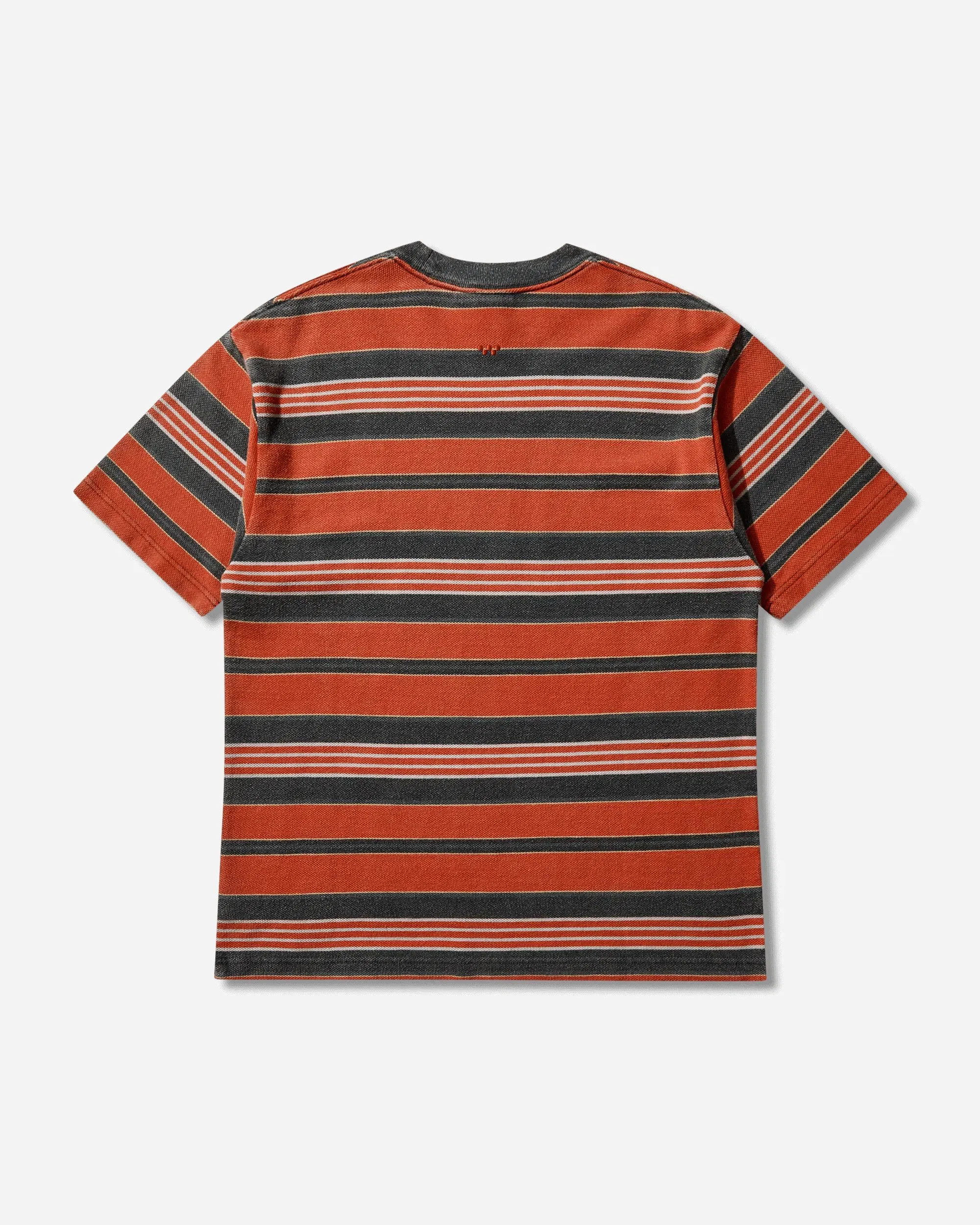 Vans Pique Stripe Knit T-Shirt Racing Red