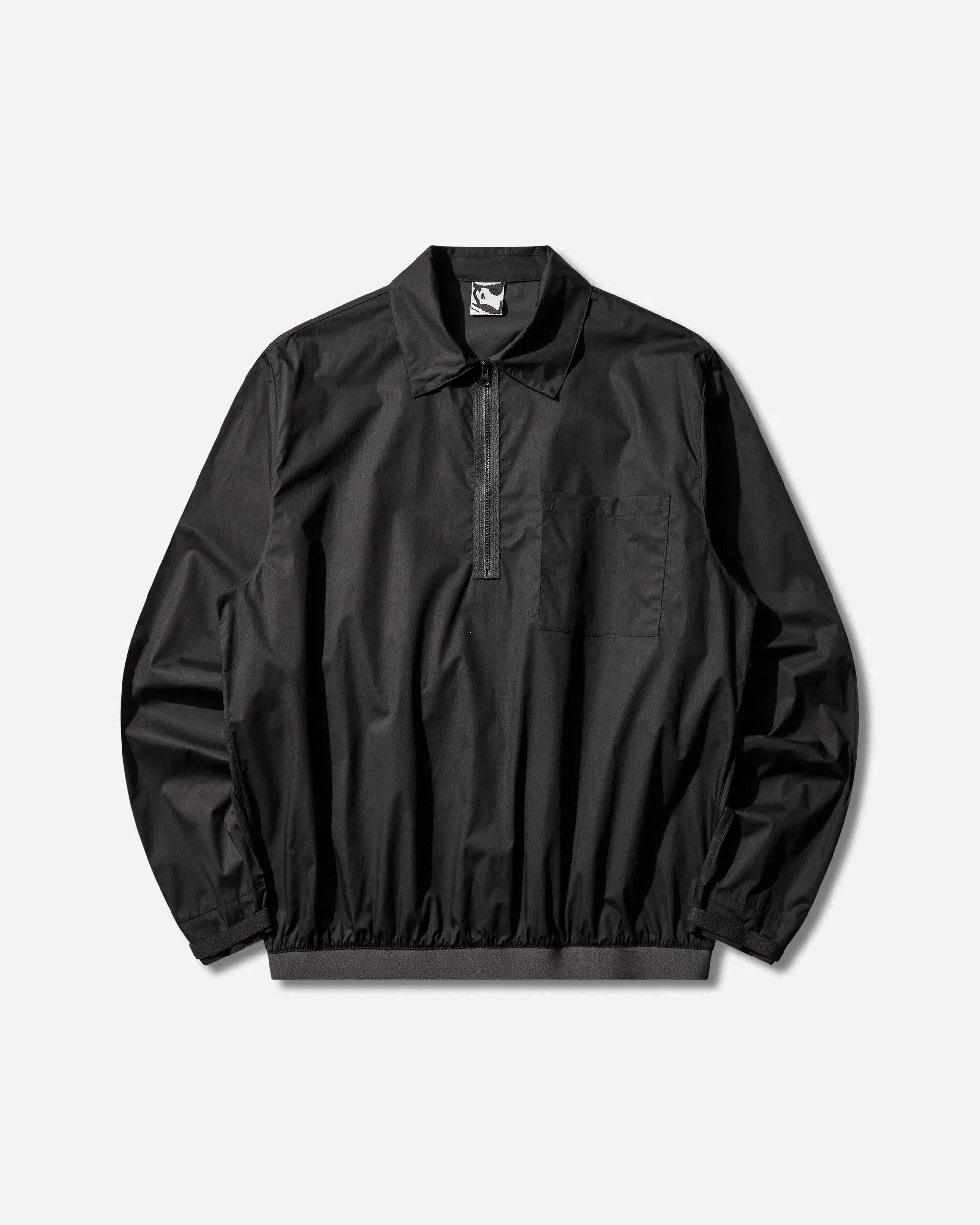 GR10K Men's Tirreno Half Zip Shirt Black