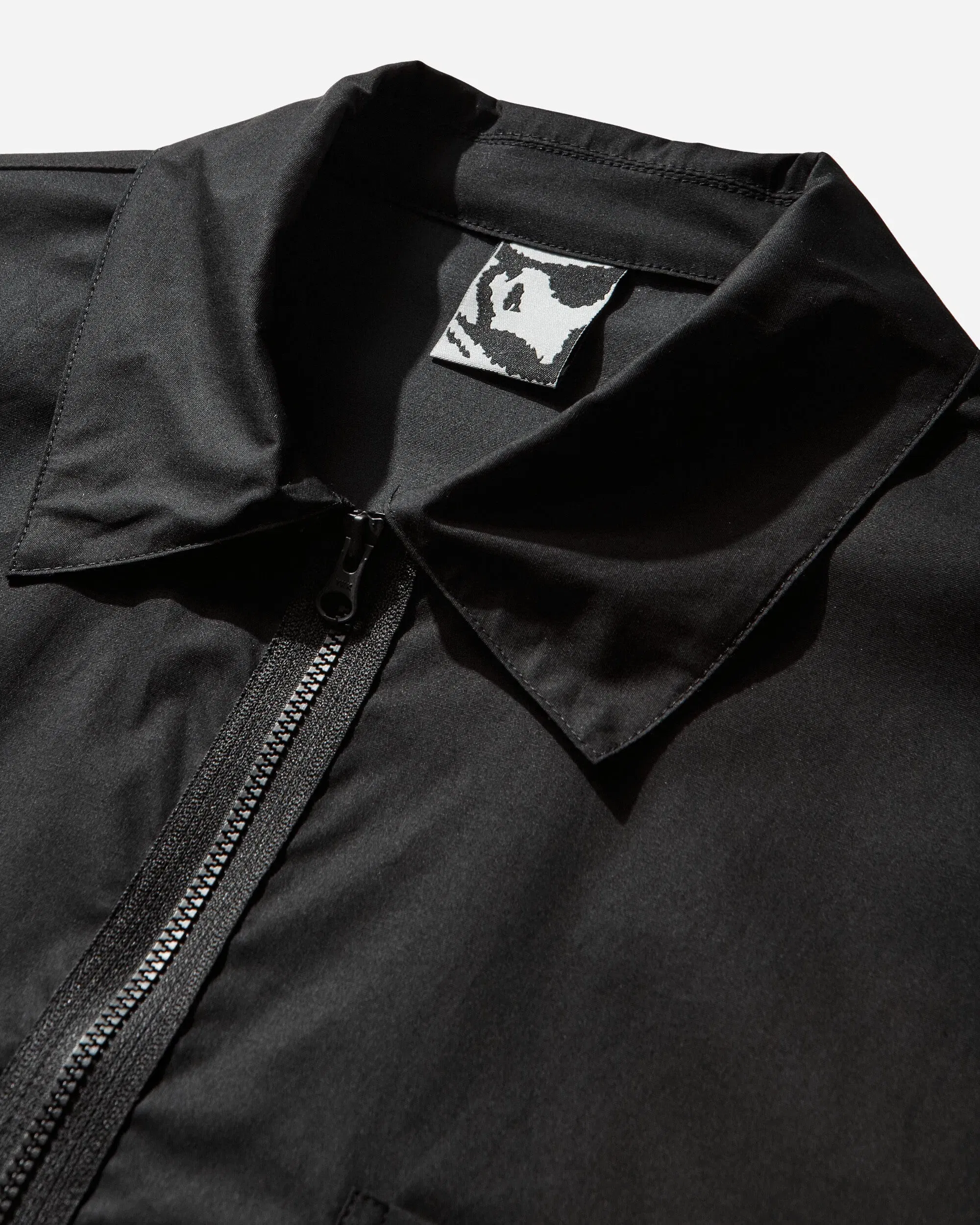 GR10K Men's Tirreno Half Zip Shirt Black