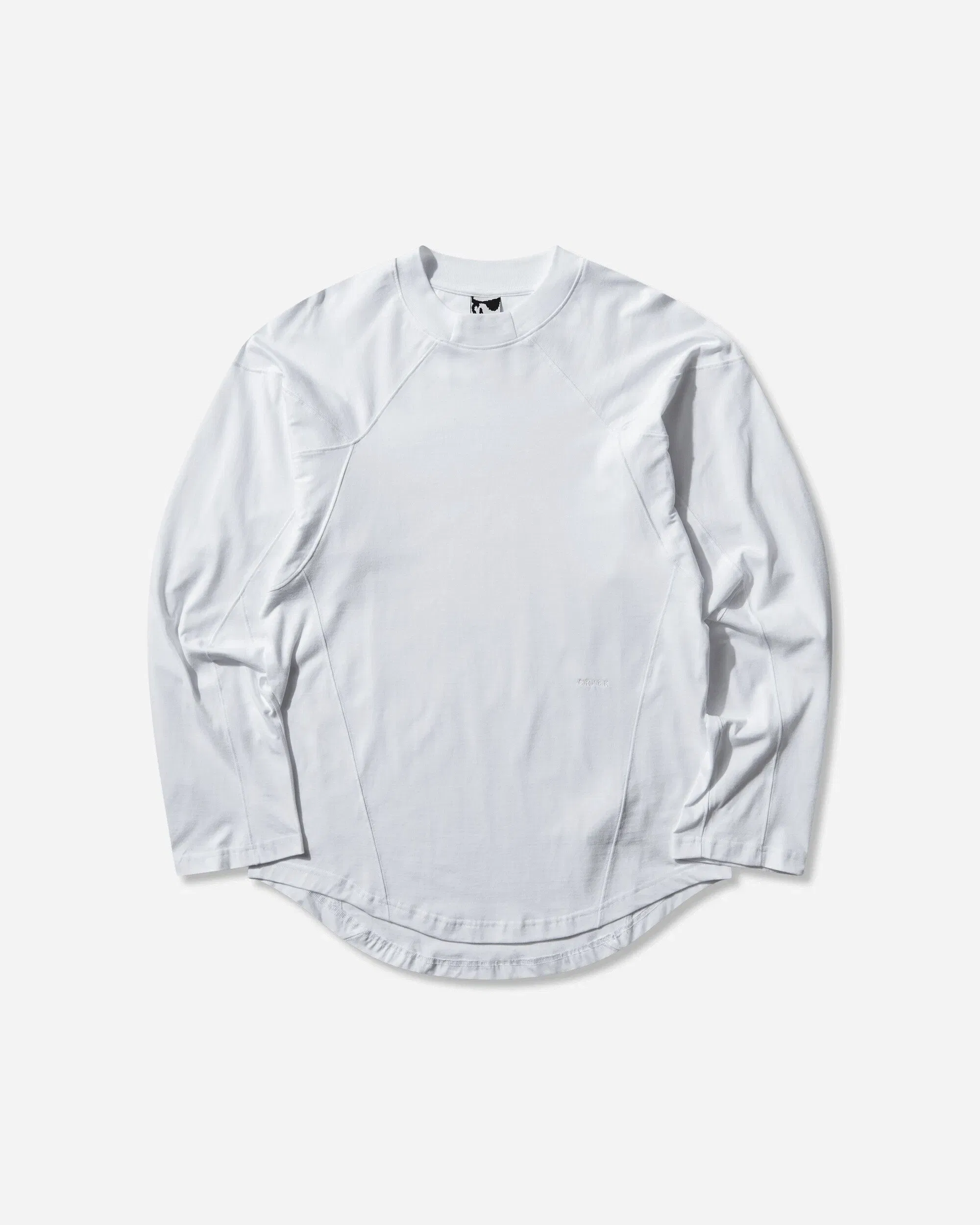 GR10K Men's Pump Longsleeve T-Shirt White