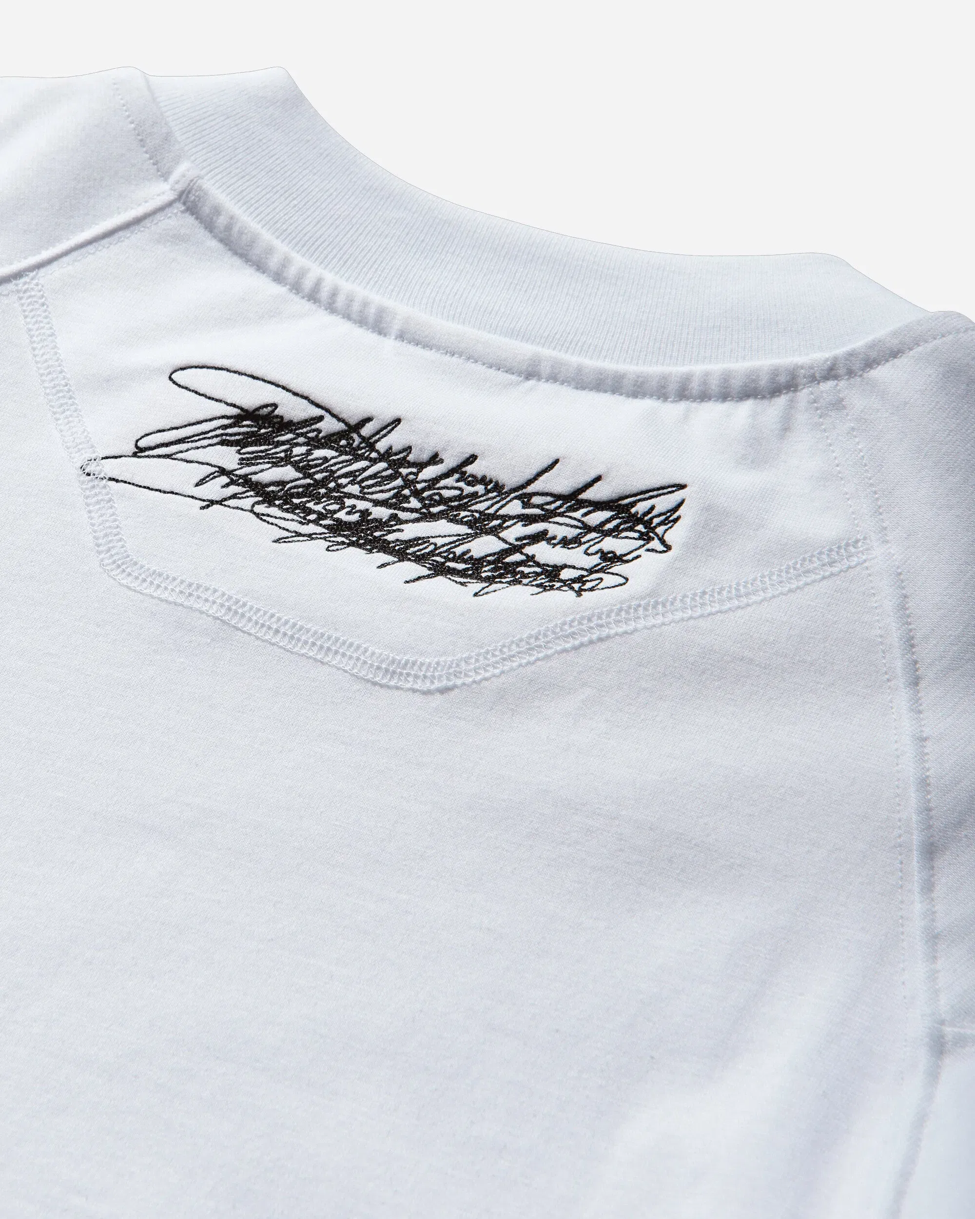 GR10K Men's Pump Longsleeve T-Shirt White