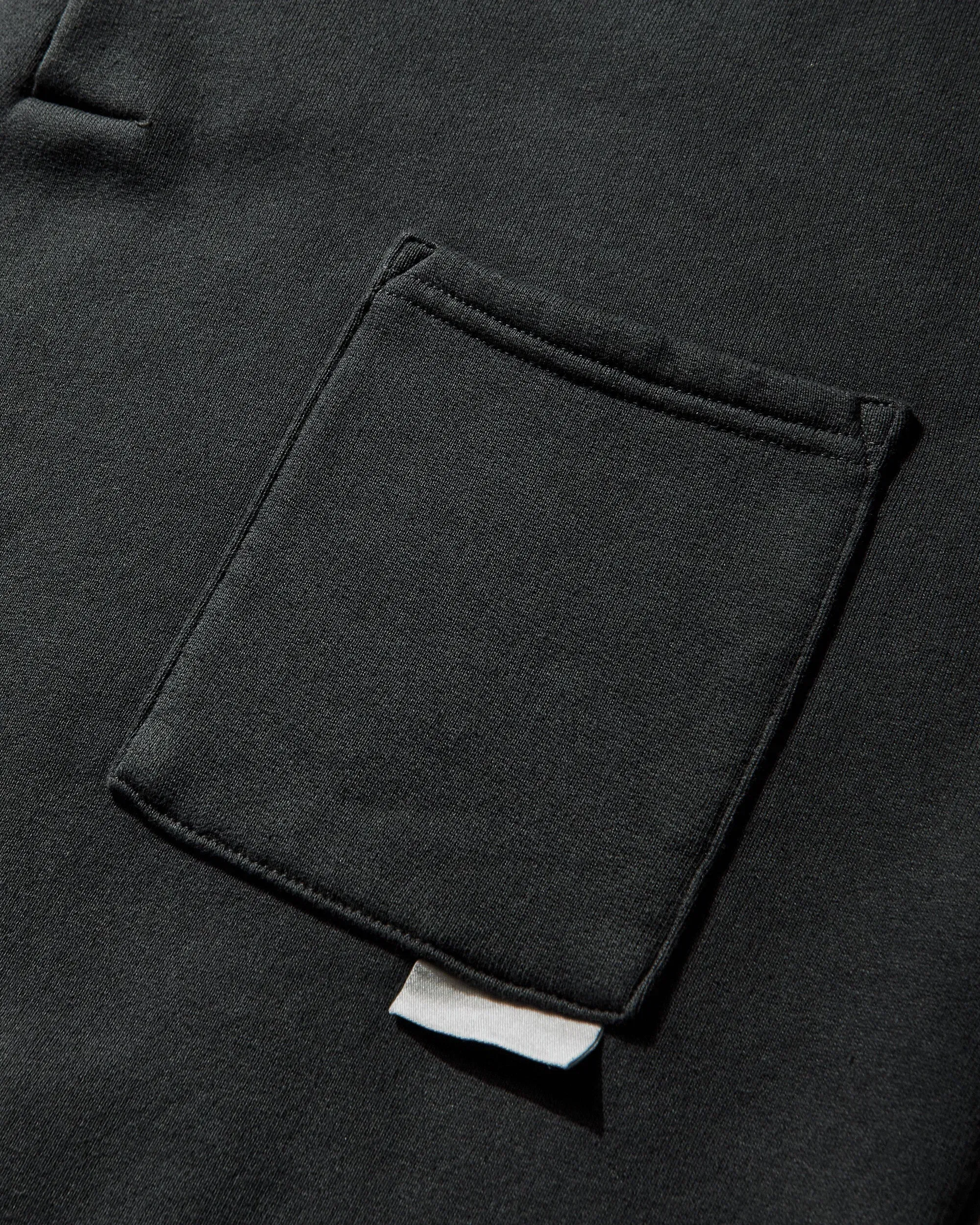 GR10K Men's 30001 Replicated Polo Sweatshirt Phantom Black
