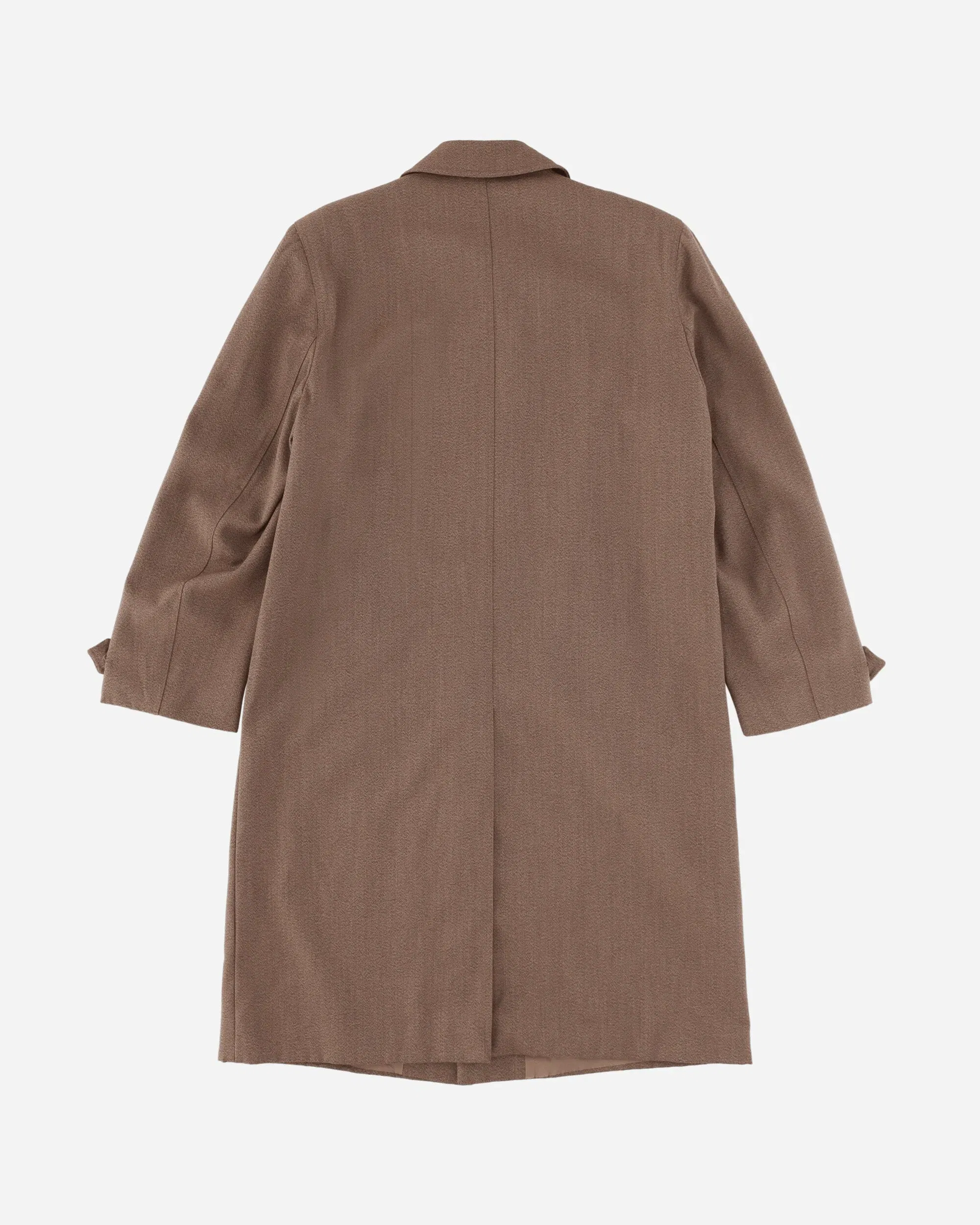 Pezze Vintage Men's Single Line Coat Beige