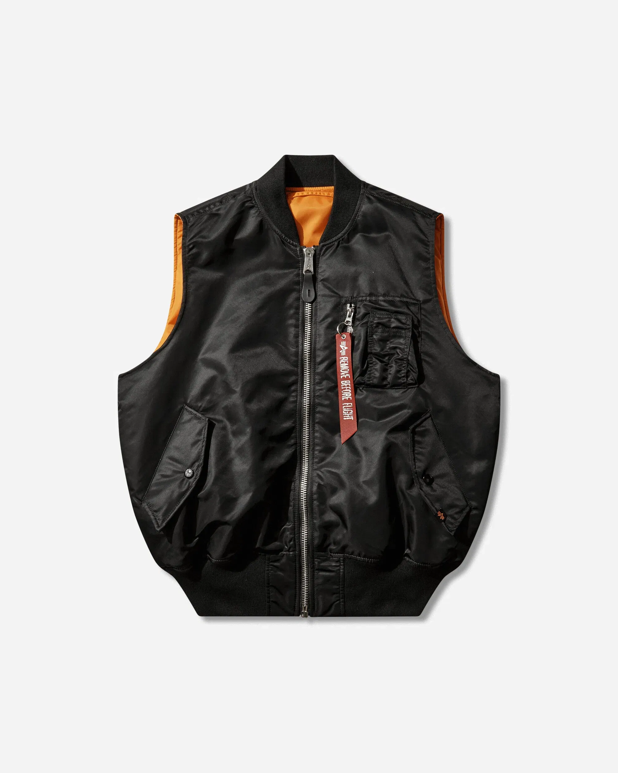 Alpha Industries Men's MA-1 Heritage Vest Black