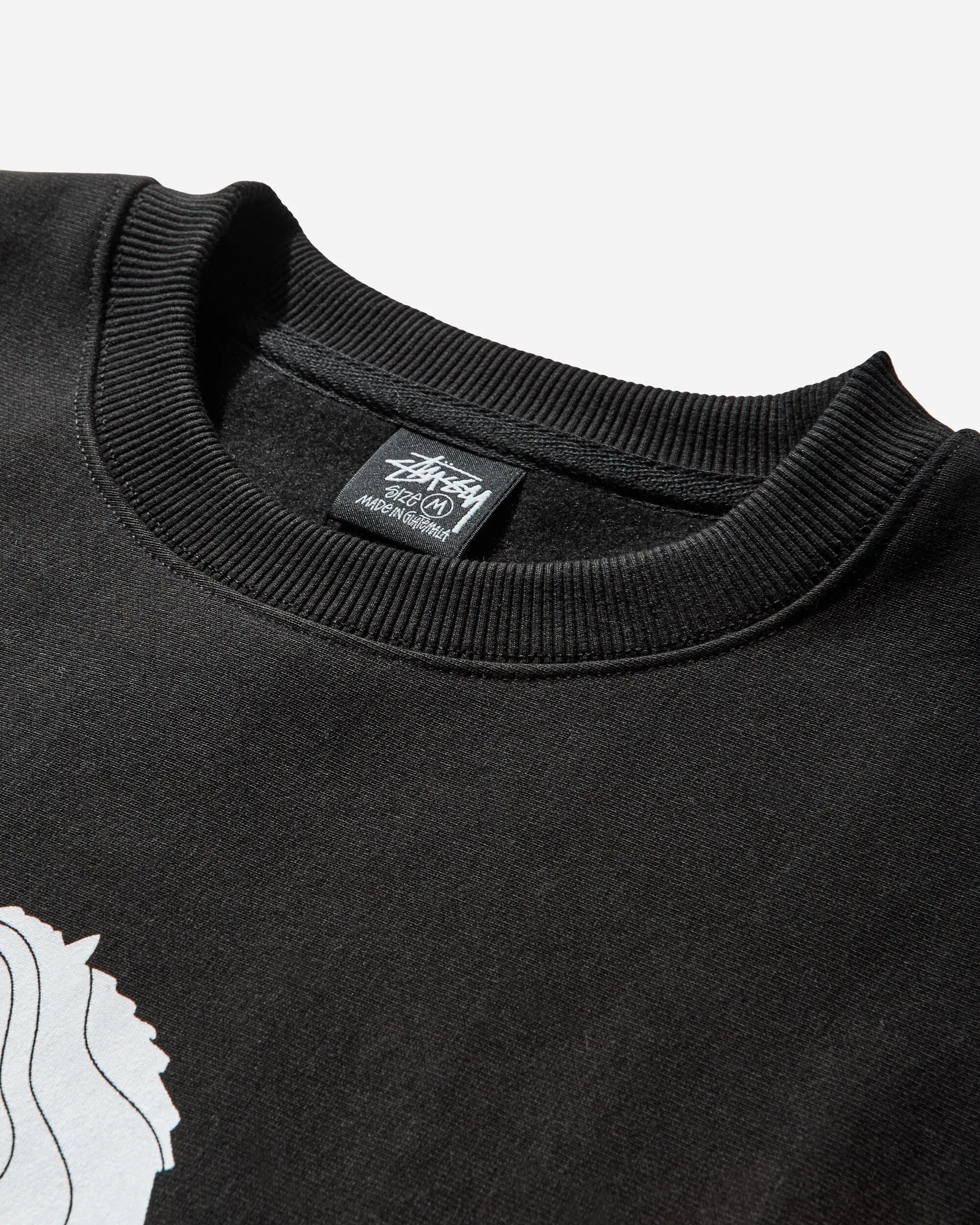 Stussy Long Range Crewneck Sweatshirt Black