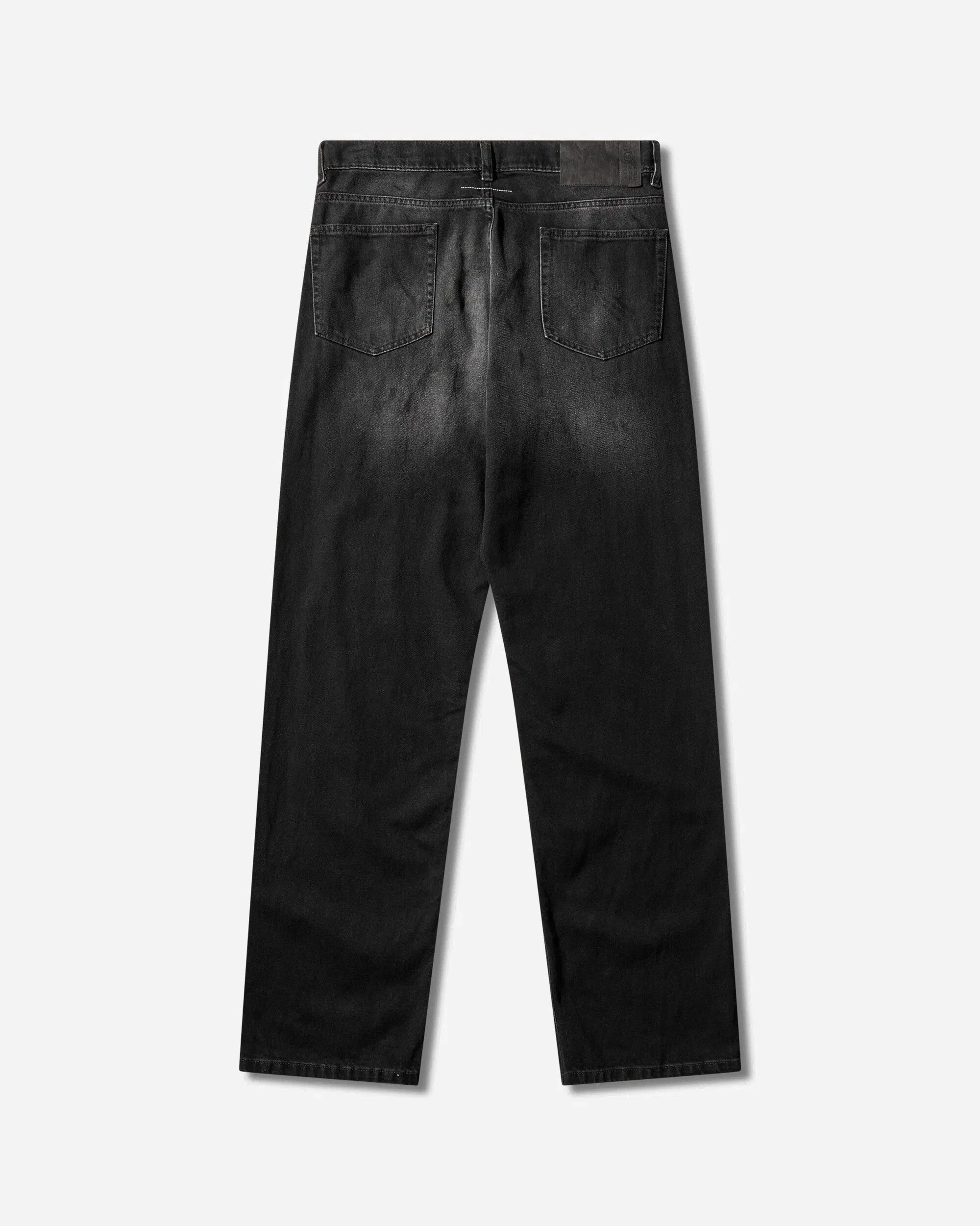 MM6 Maison Margiela Men's Straight-Leg Jeans Black