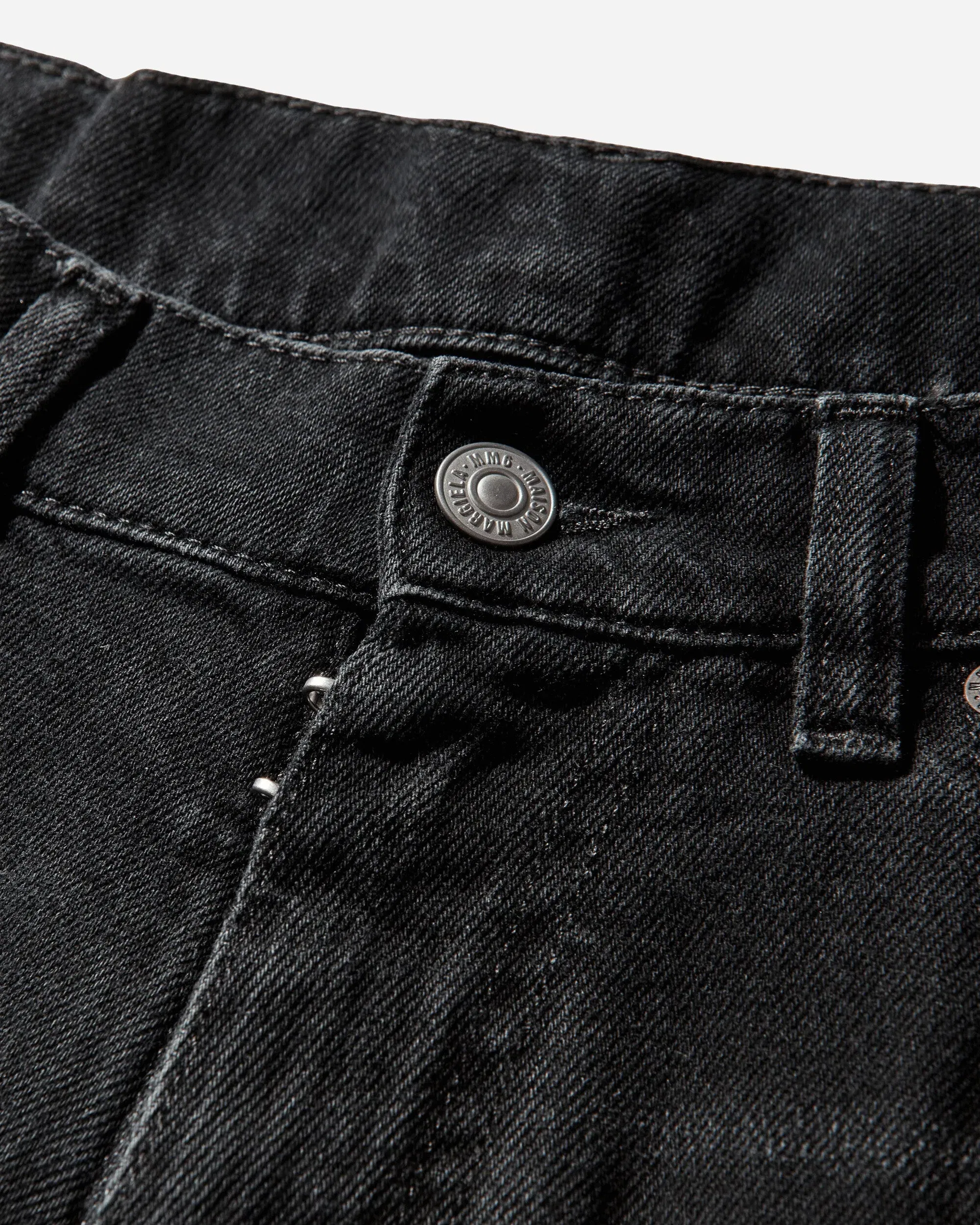 MM6 Maison Margiela Men's Straight-Leg Jeans Black
