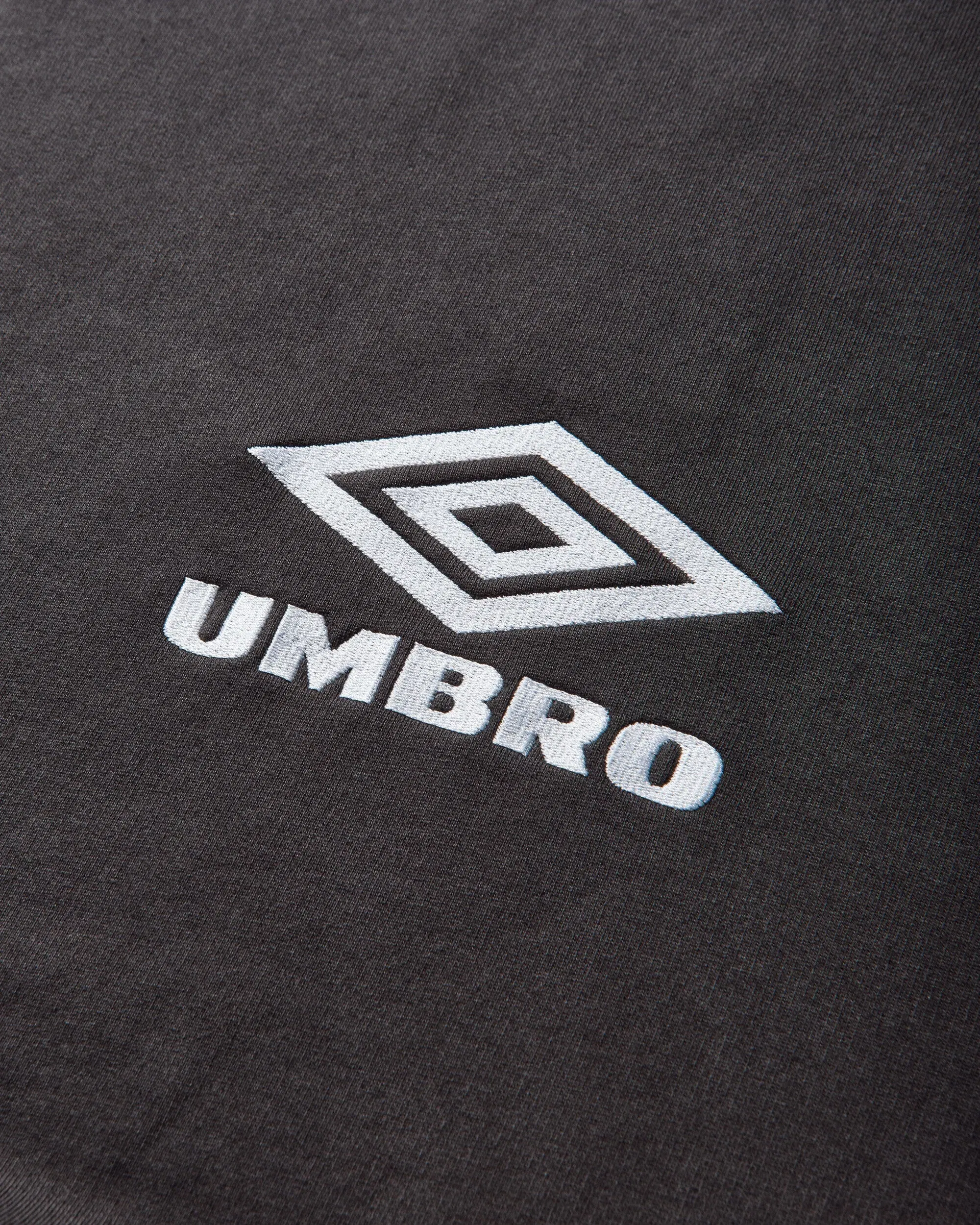 UMBRO OG Logo Masked Hoodie Washed Black