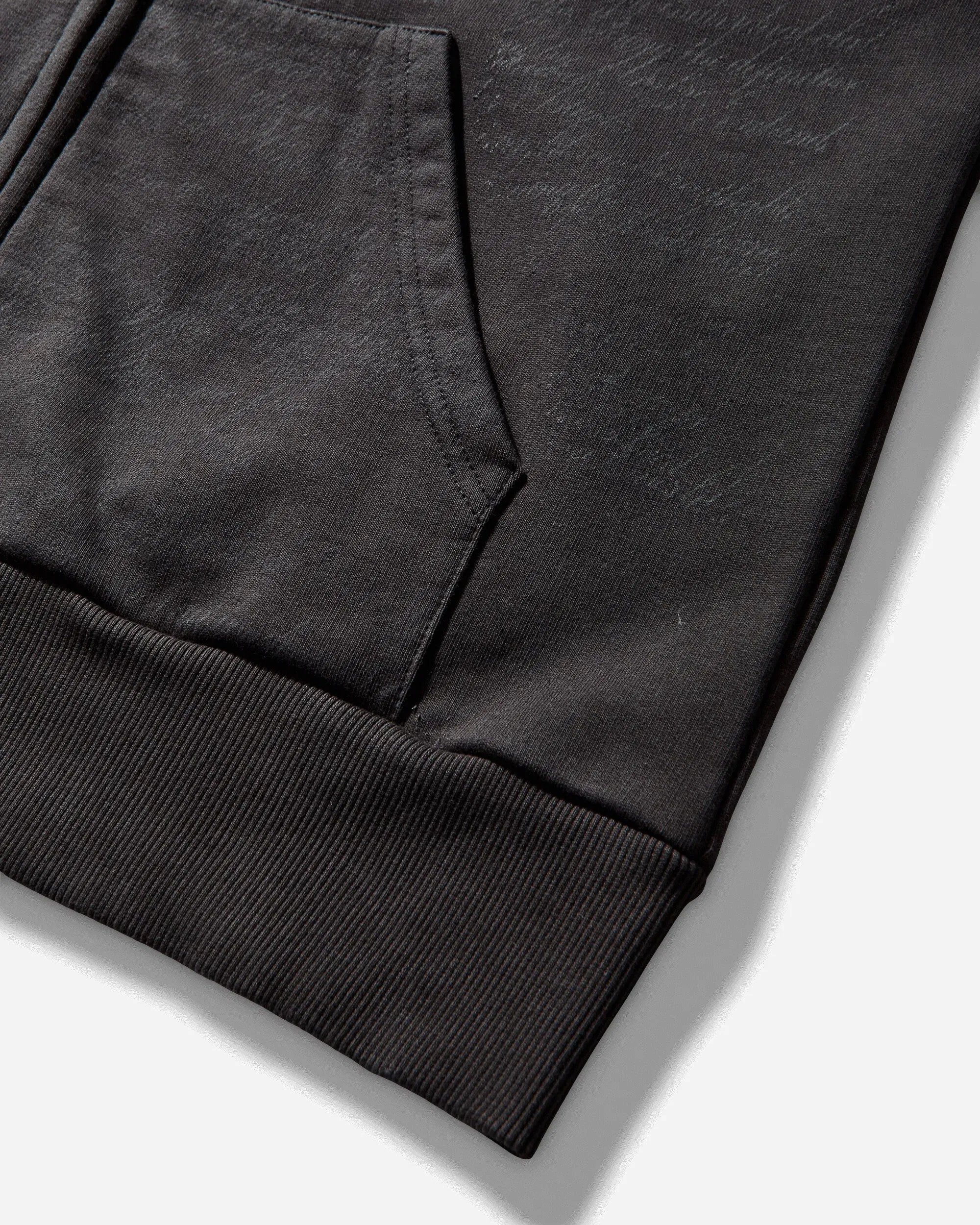 UMBRO Compact Masked Zip Hoodie Washed Black