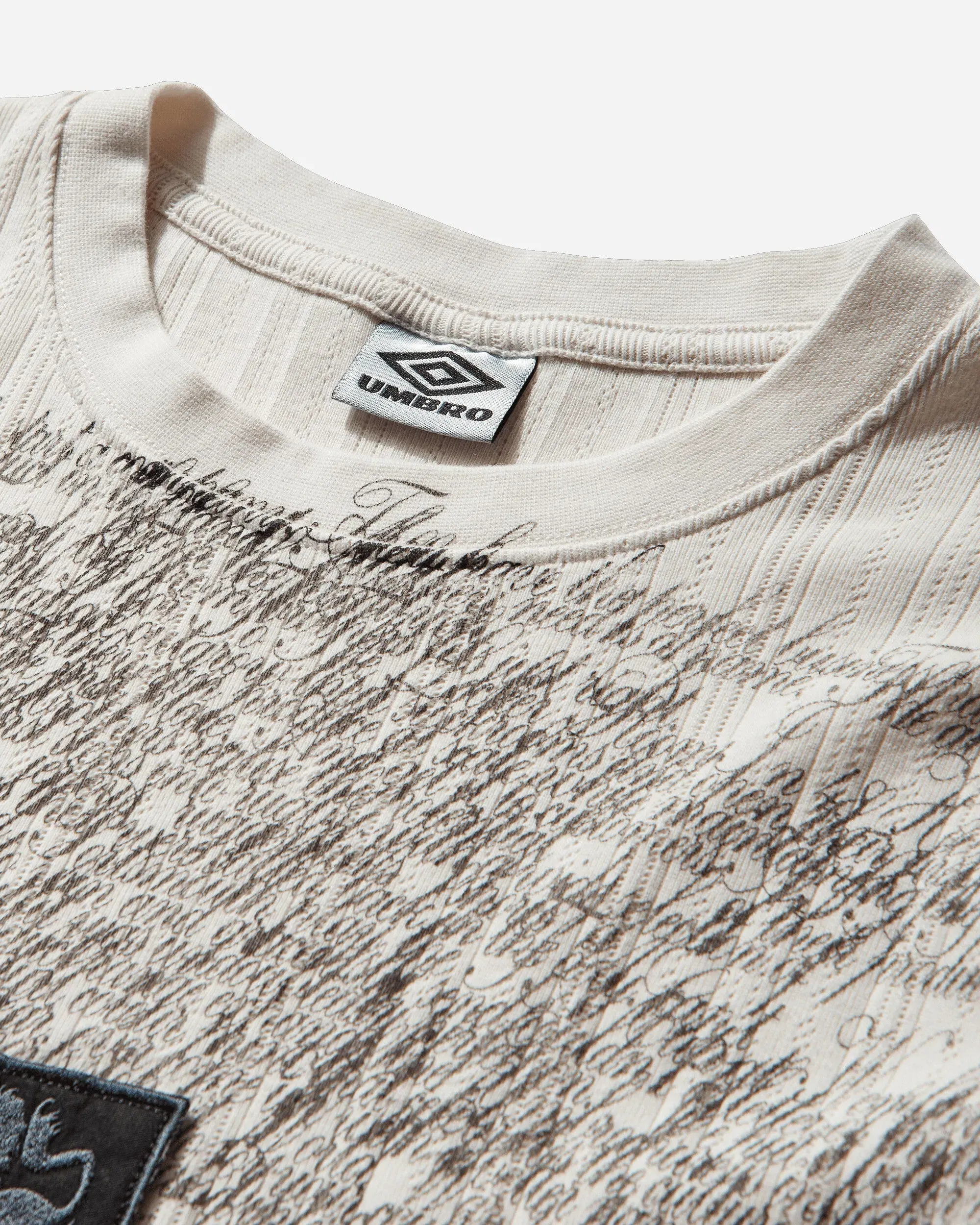 UMBRO Biography Pointelle Baby T-Shirt White Powder
