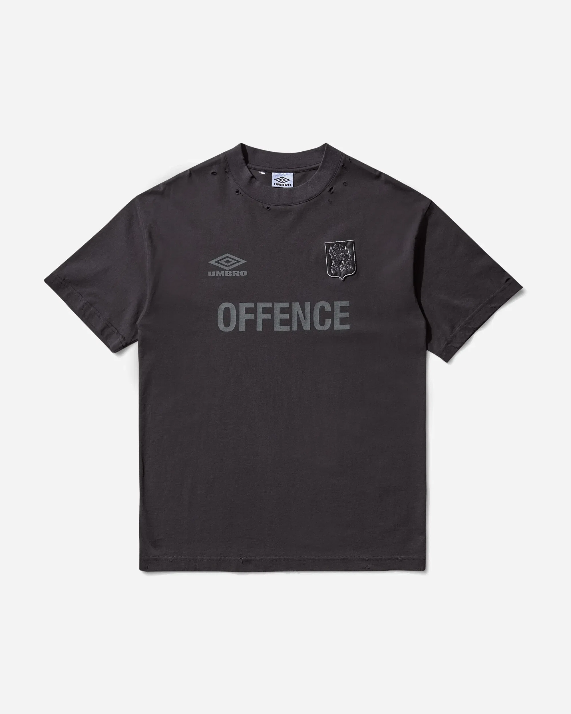 UMBRO Offence Defence T-Shirt Washed Black
