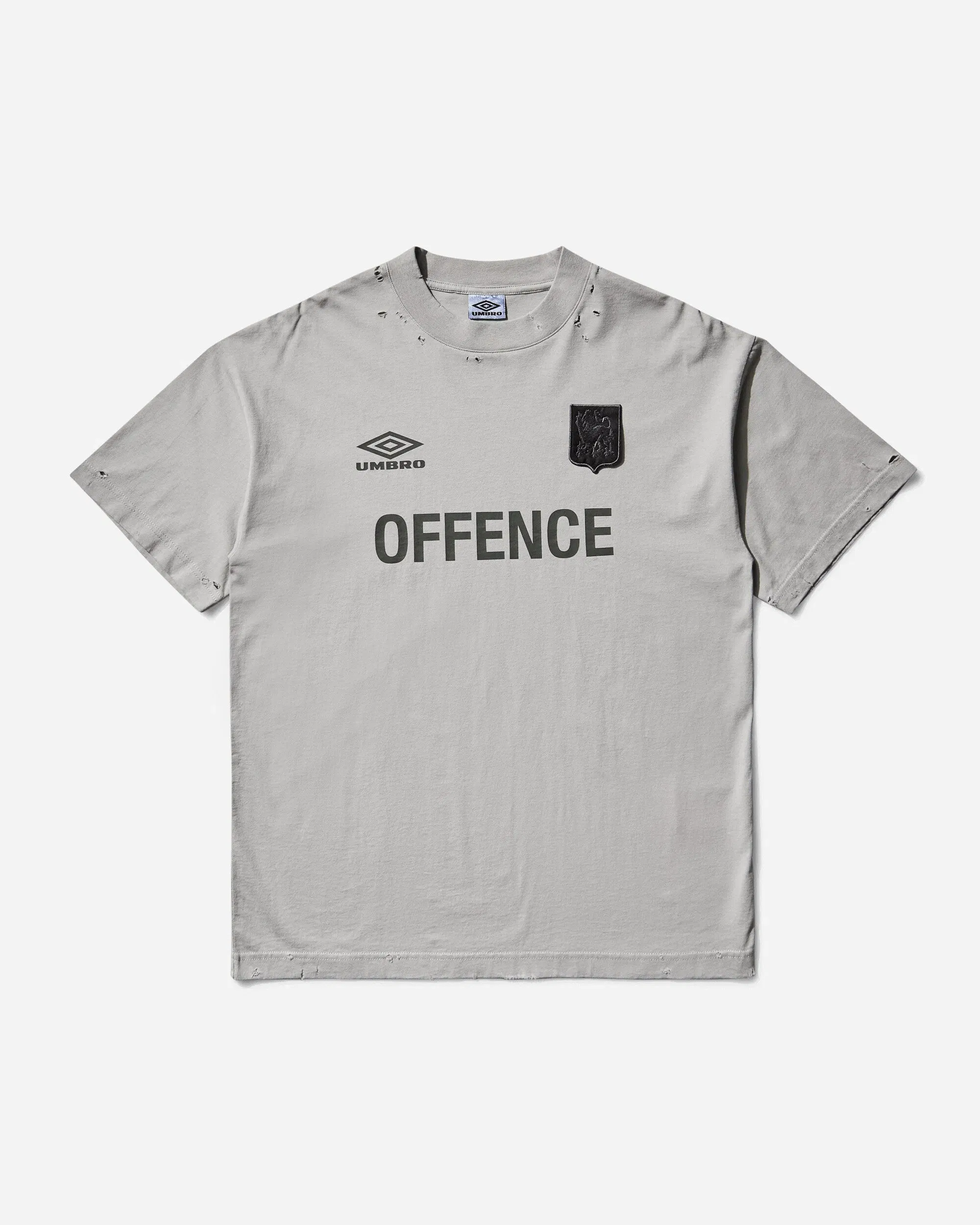 UMBRO Offence Defence T-Shirt Light Grey