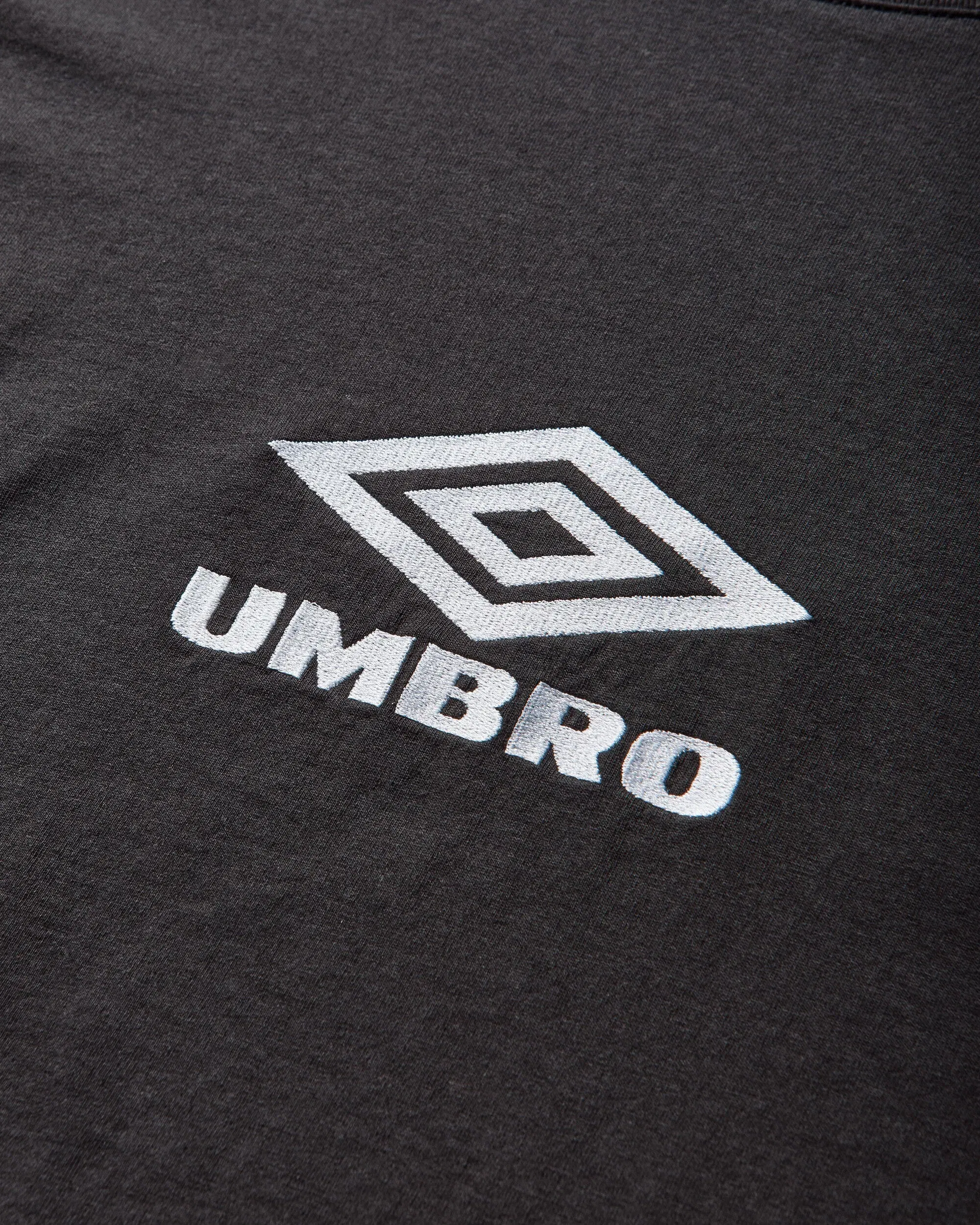 UMBRO OG Logo Longsleeve T-Shirt Washed Black